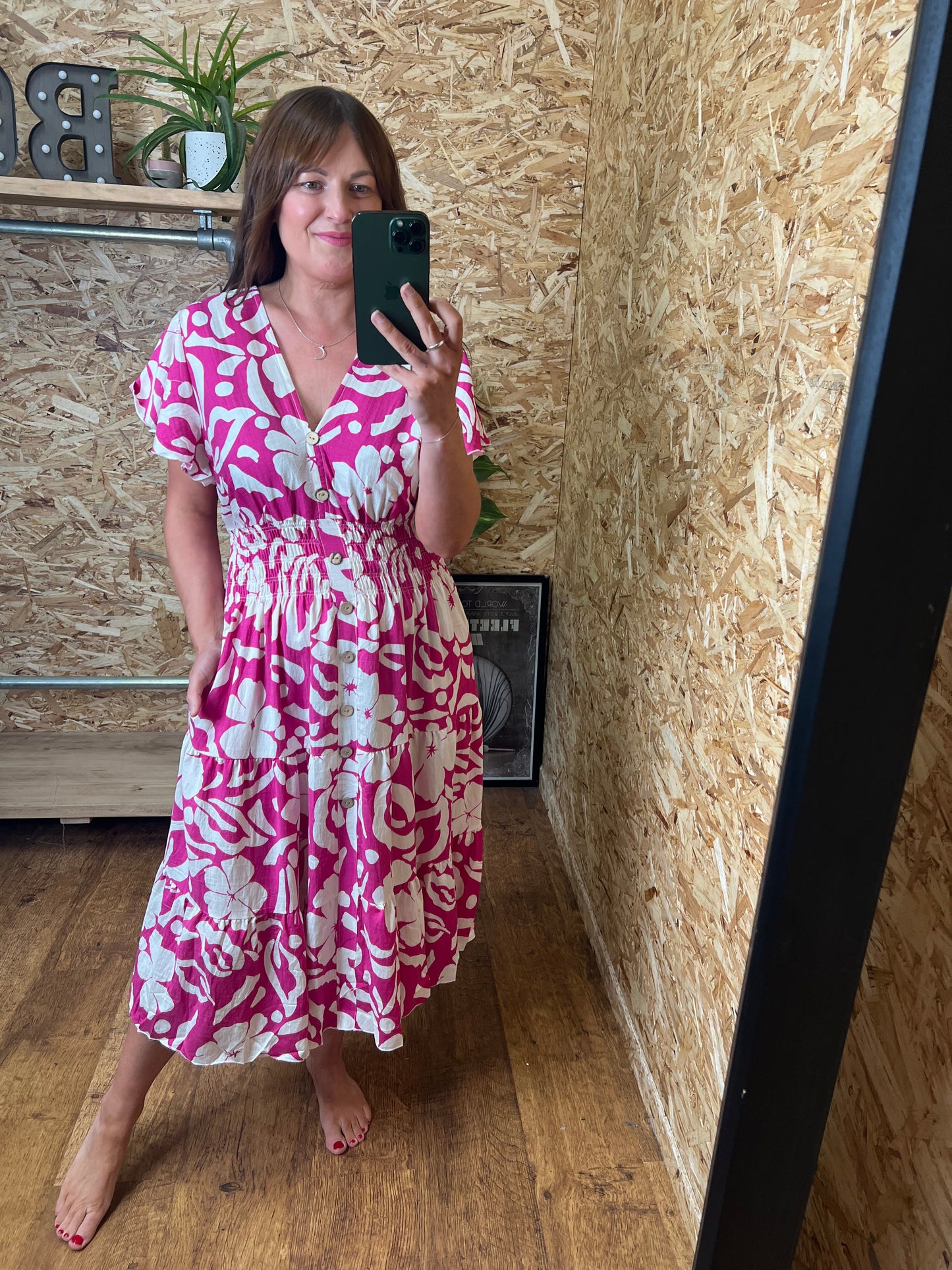 Kacey Floral Midi Dress
