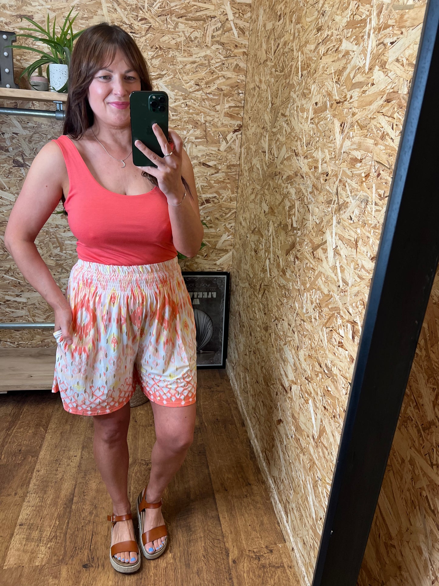 Aztec Metallic Shorts