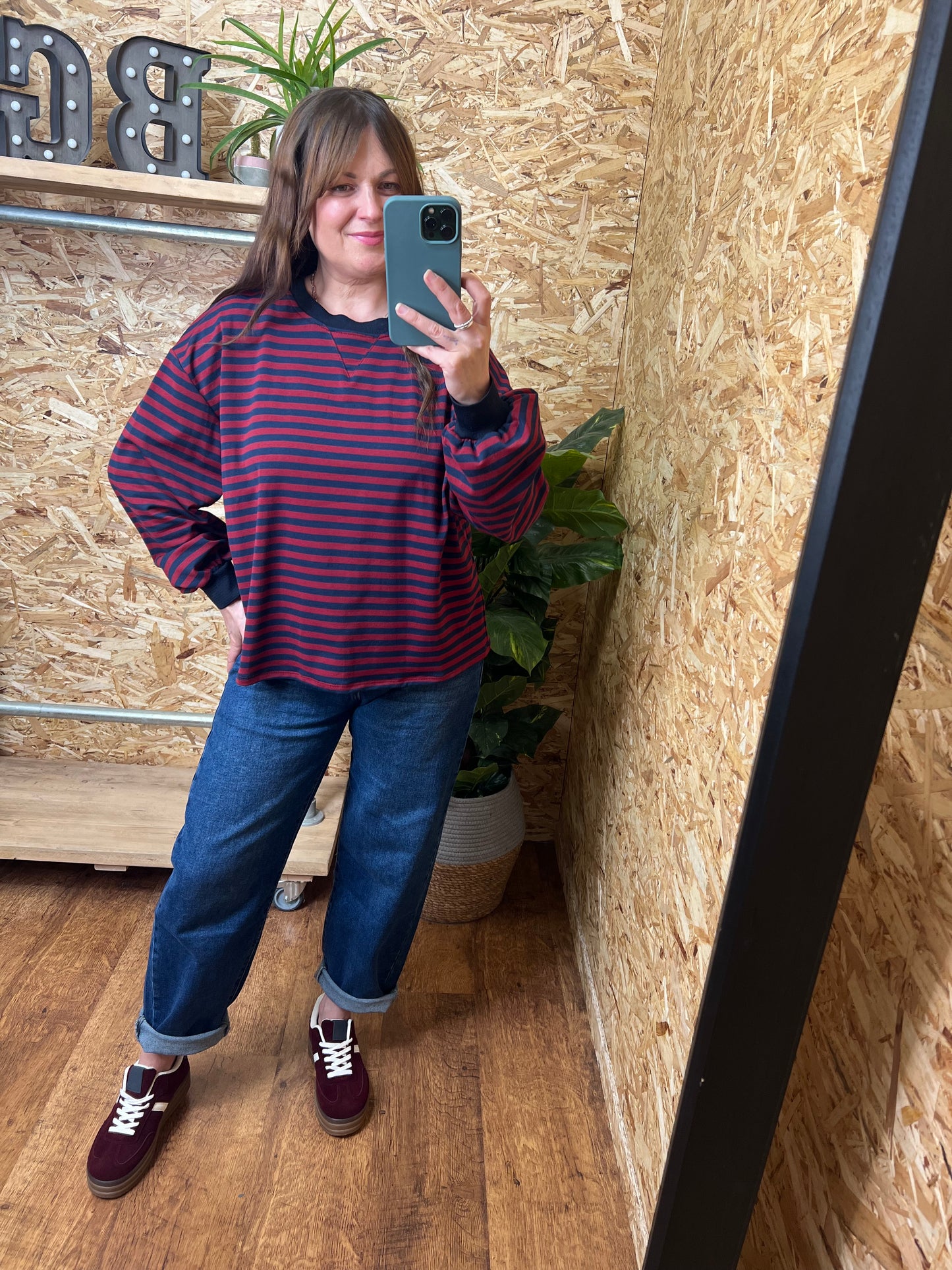 Riley Stripe Sweatshirt