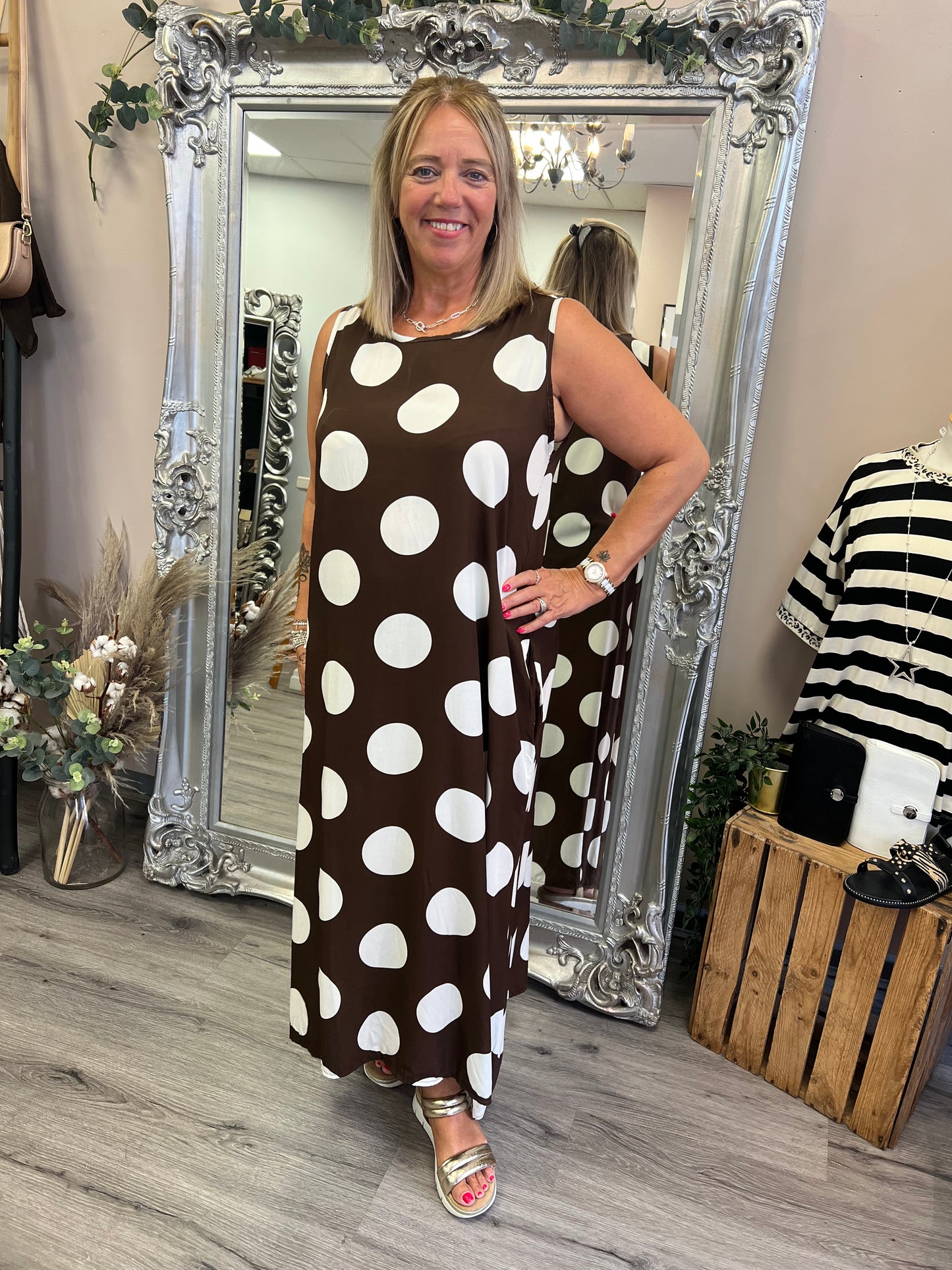 Polka Dot Maxi