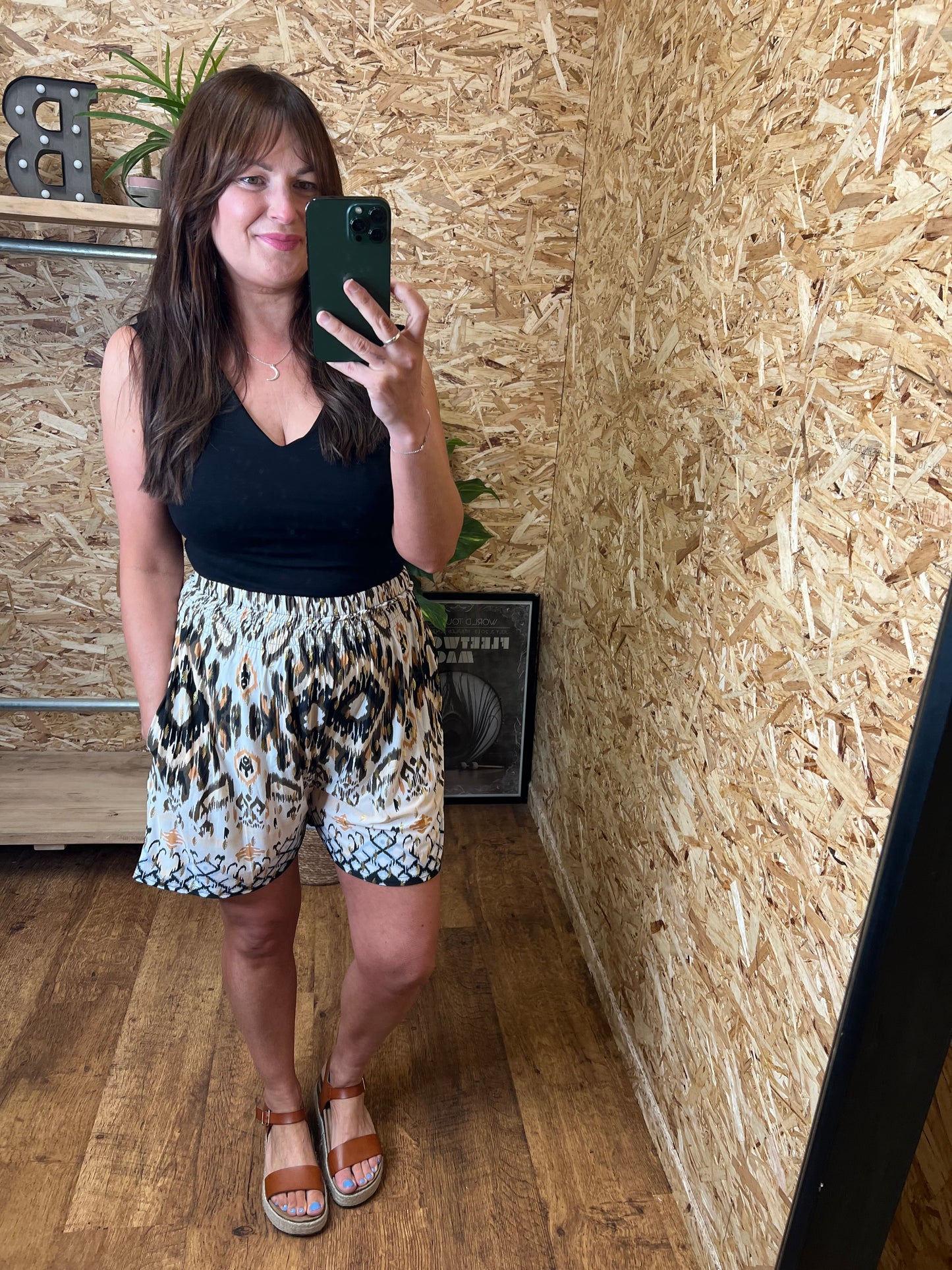 Aztec Metallic Shorts