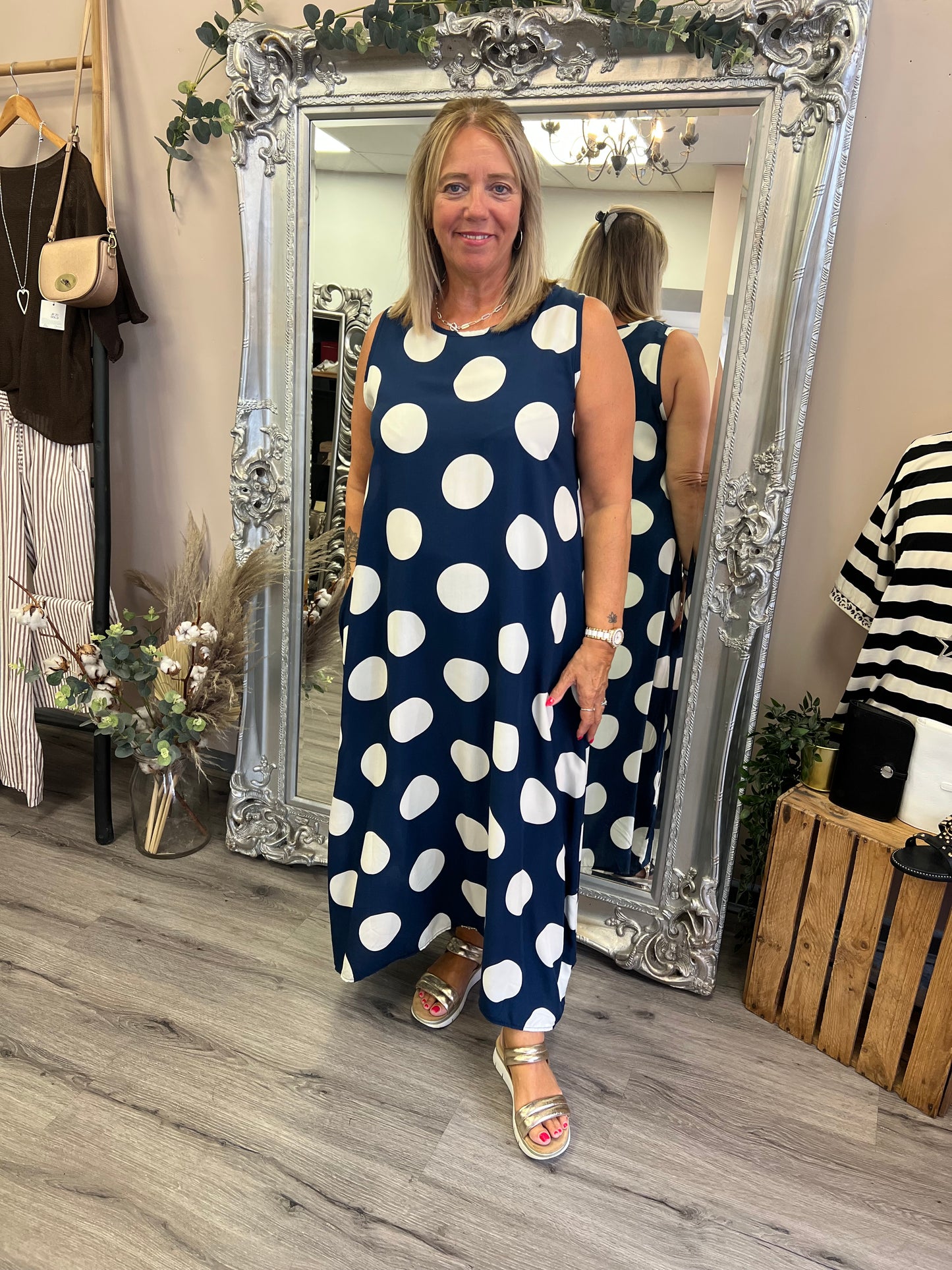 Polka Dot Maxi