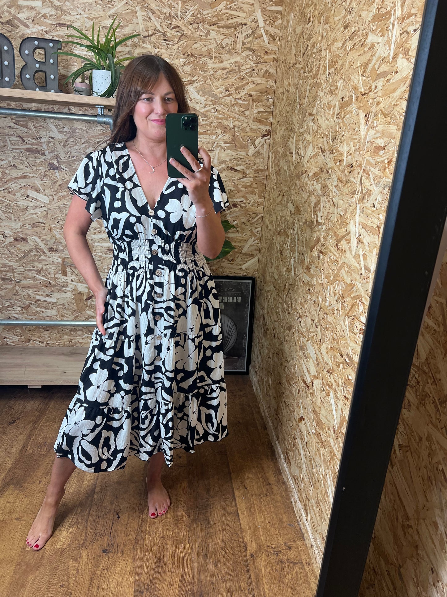 Kacey Floral Midi Dress