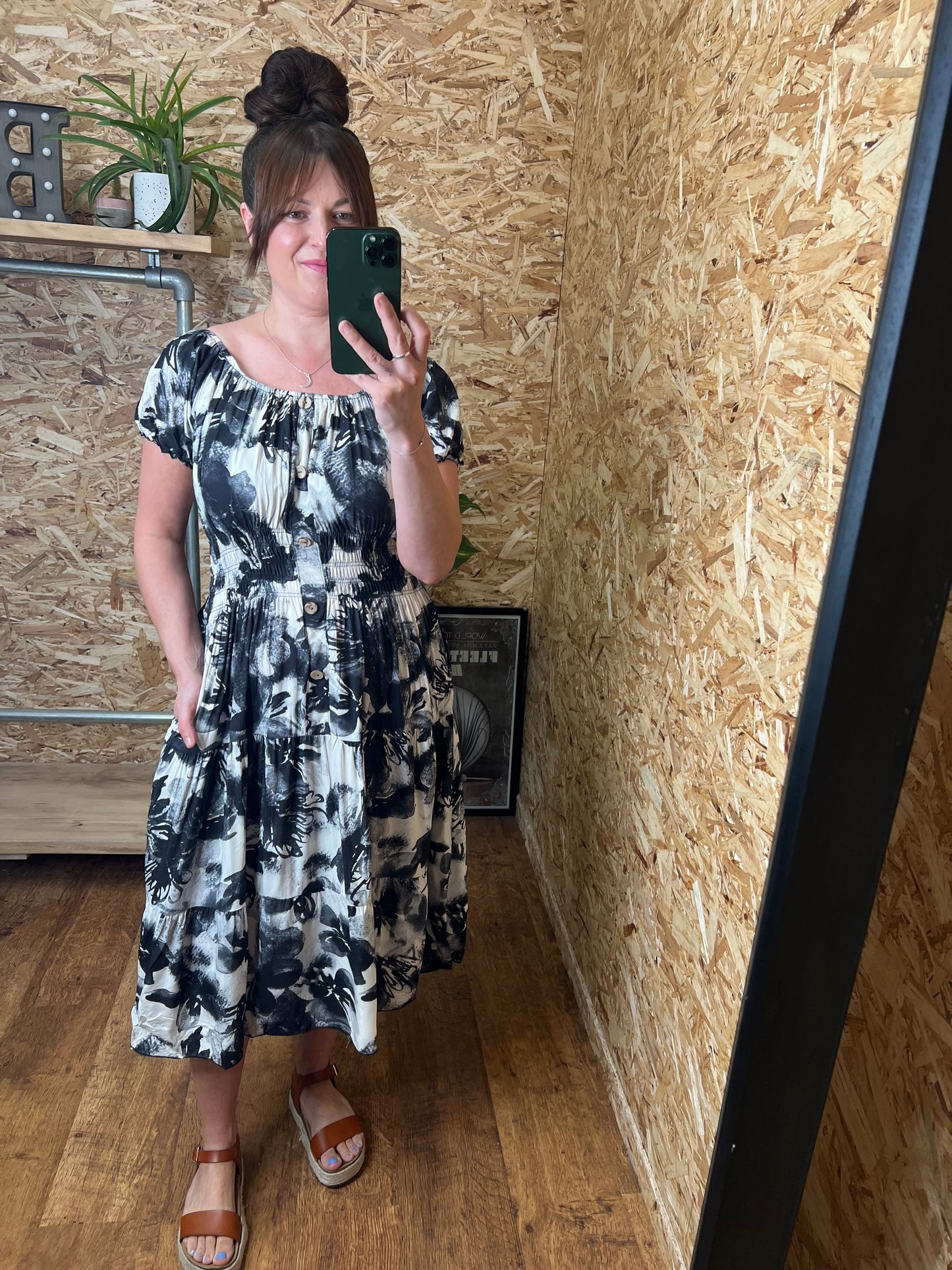 Molly Floral Midi Dress