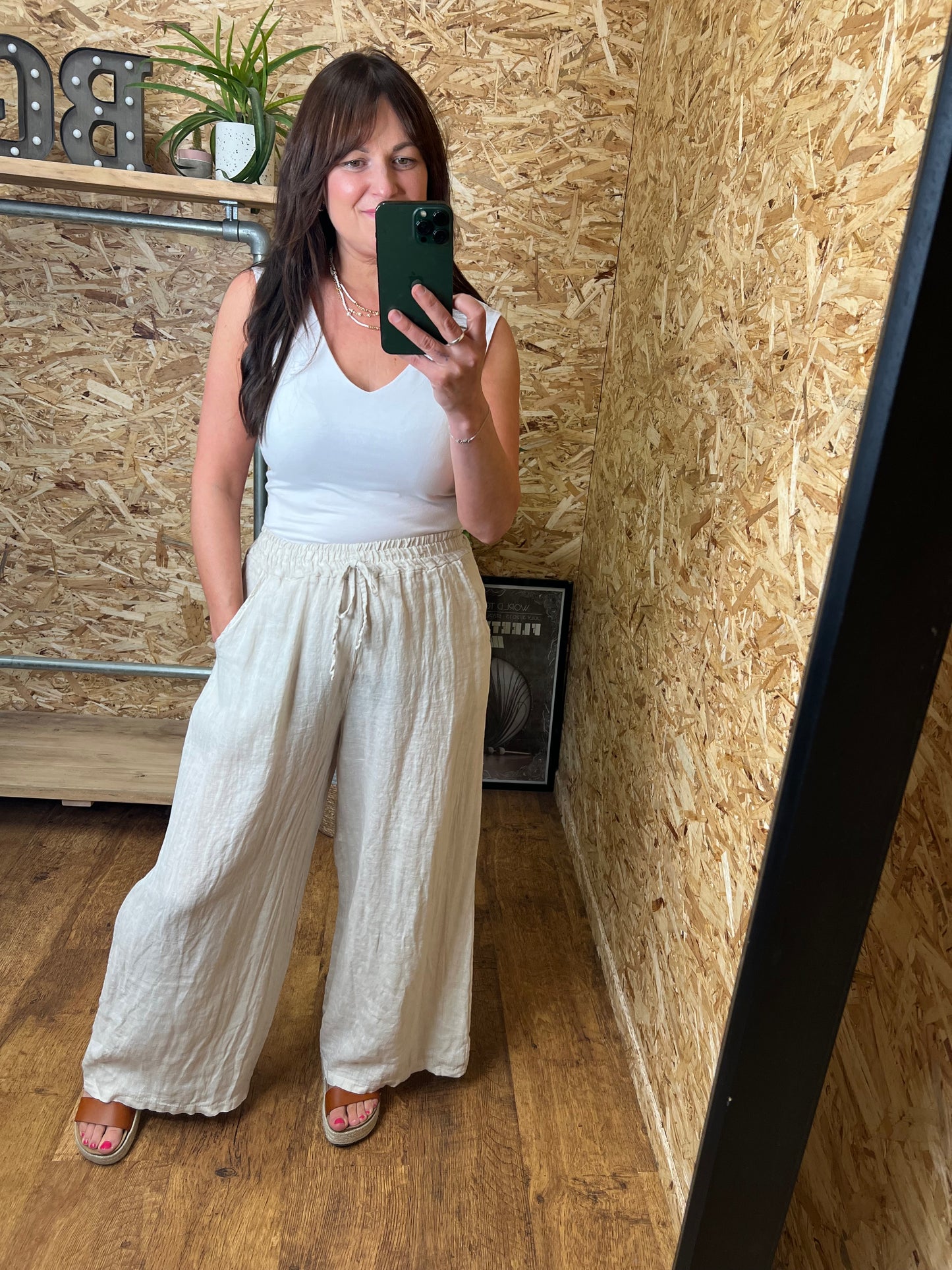 Athena Linen Trousers