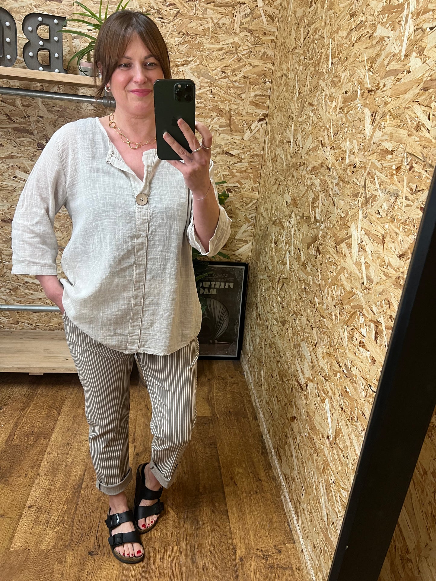 Cotton Button Top