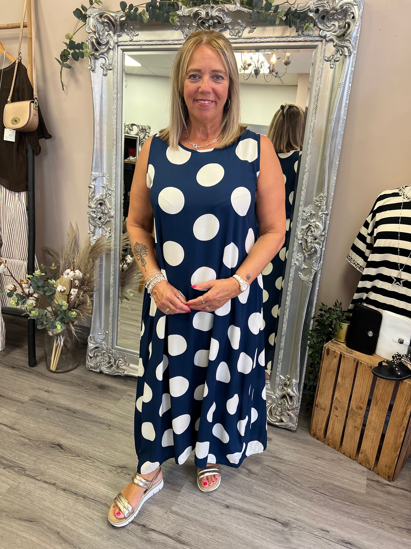 Polka Dot Maxi