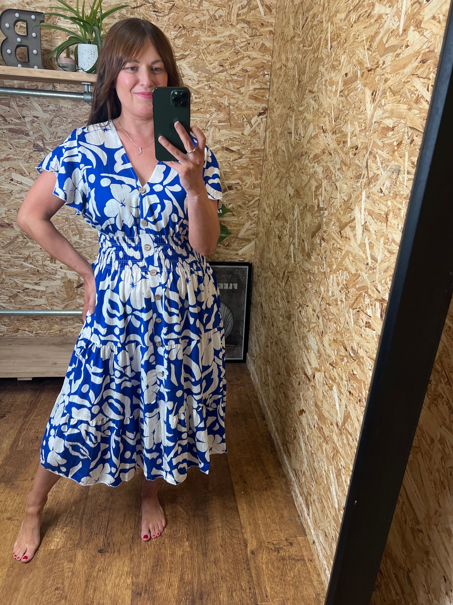 Kacey Floral Midi Dress