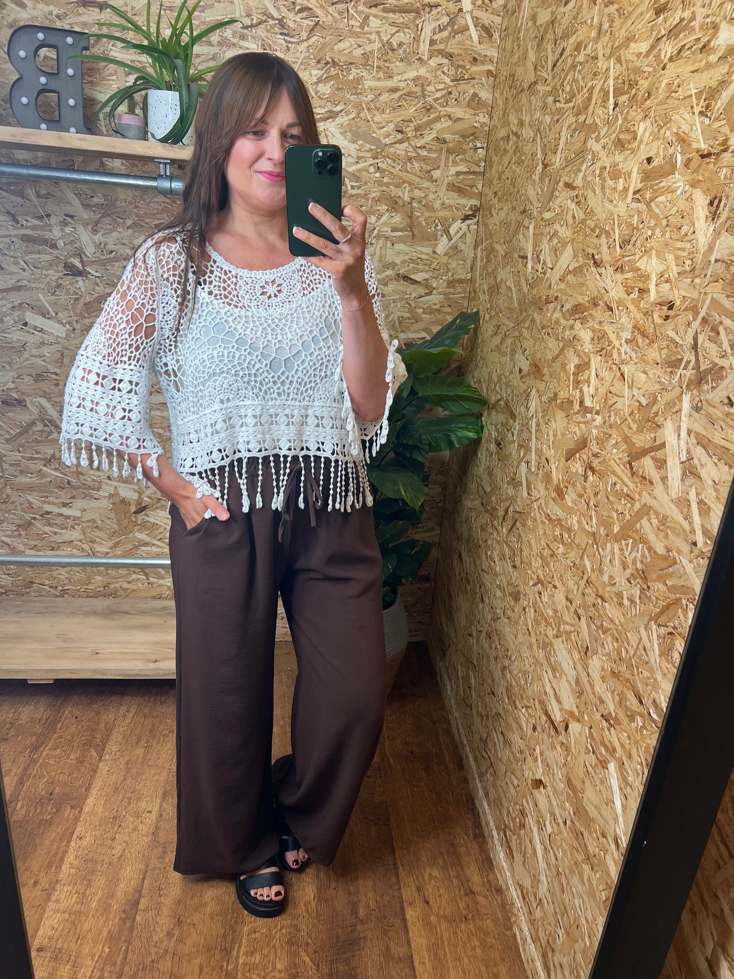 Crochet Tassel Top