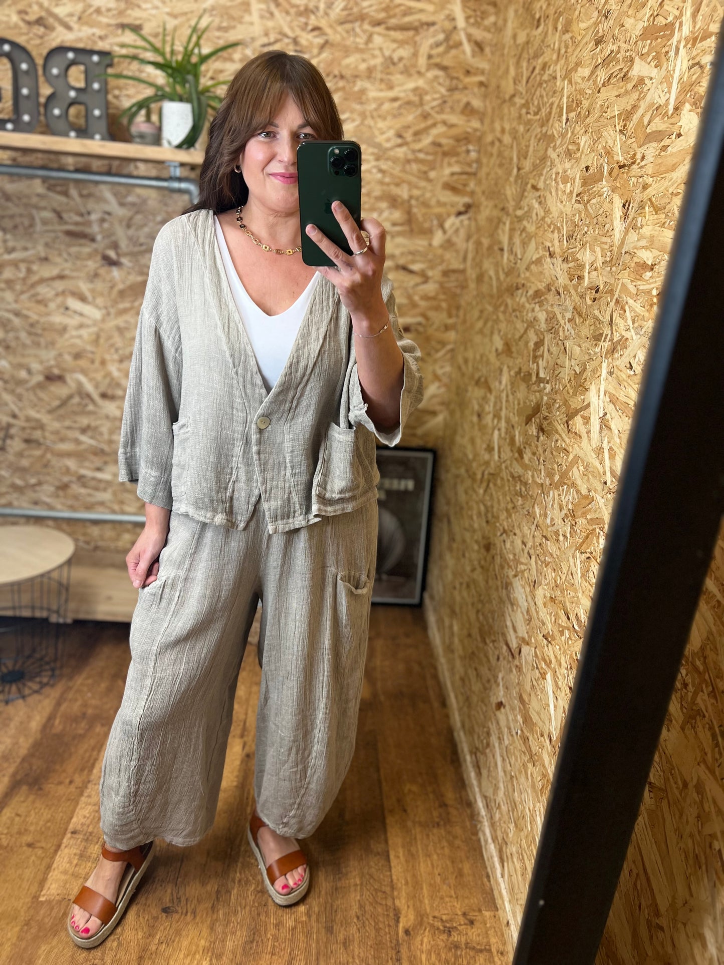 Nola Linen Mix Jacket