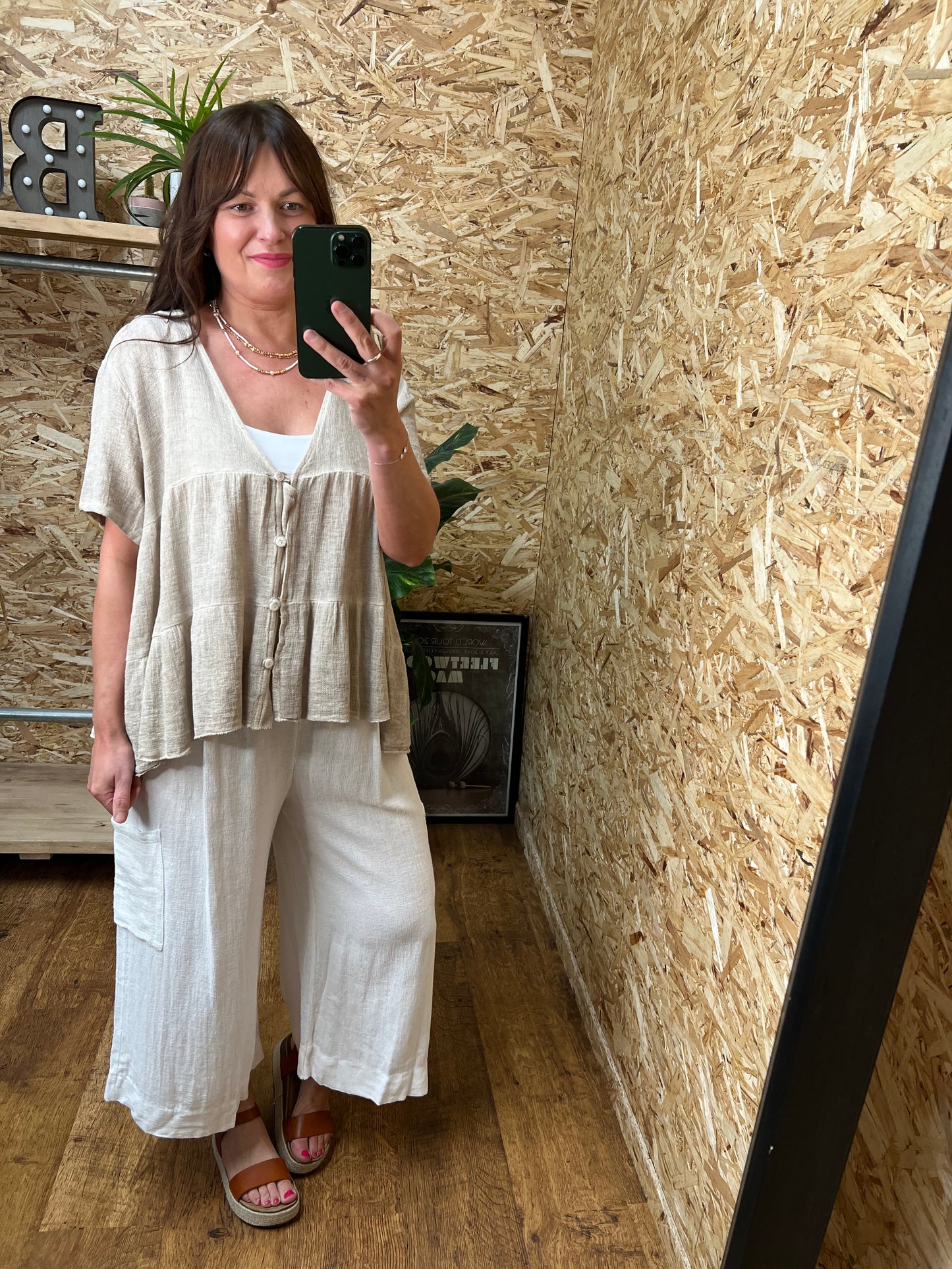 Nola Button Smock Top