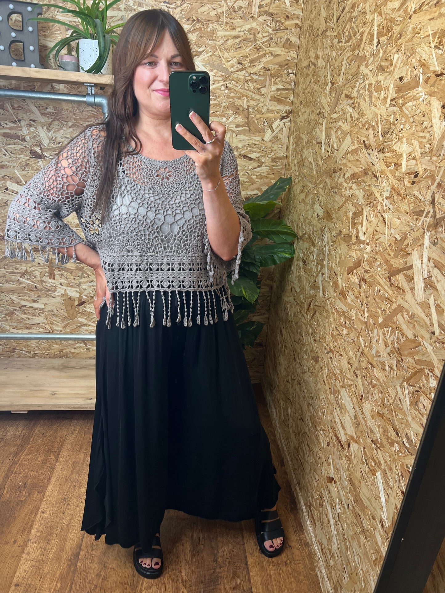 Crochet Tassel Top