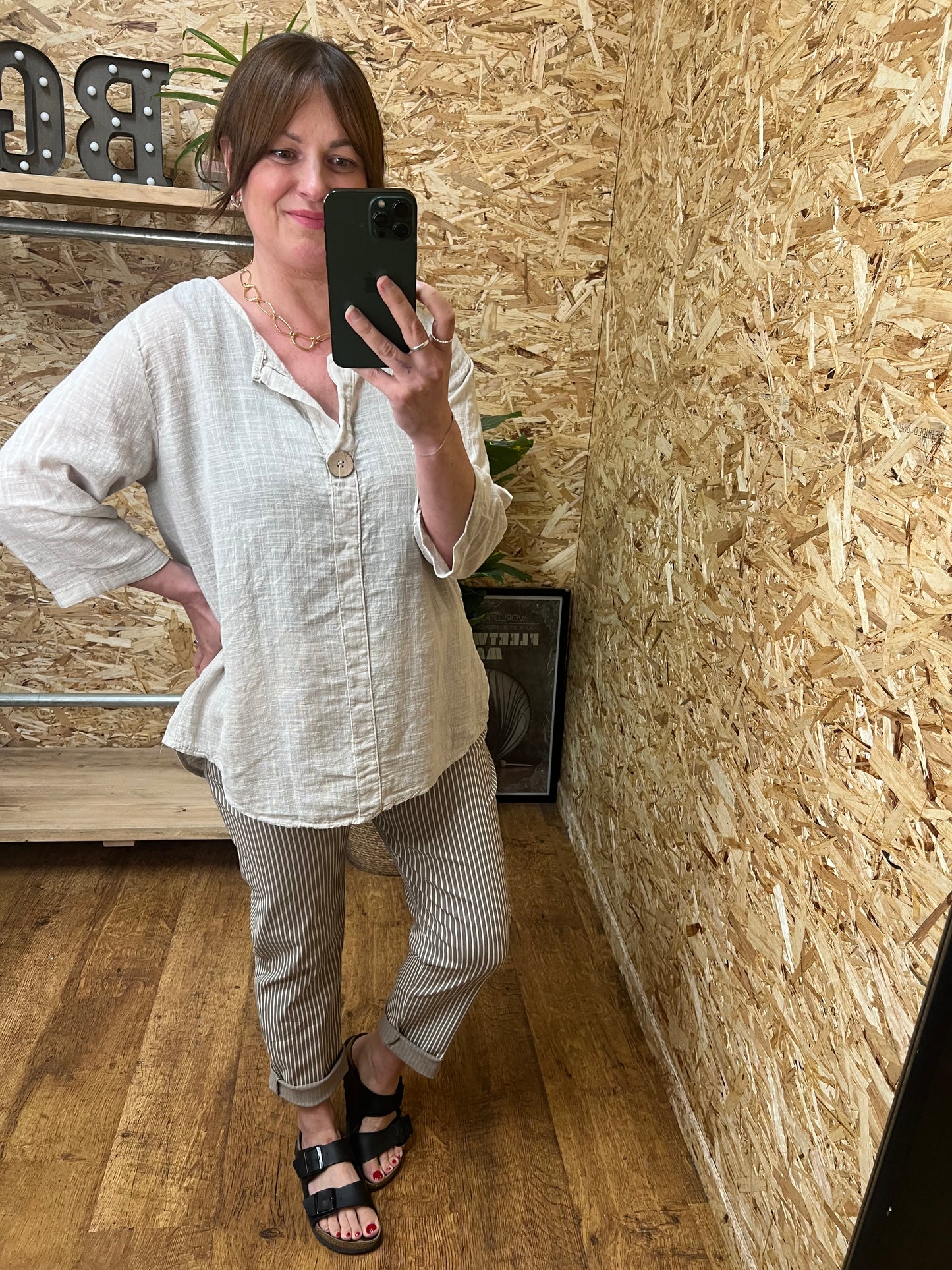 Cotton Button Top