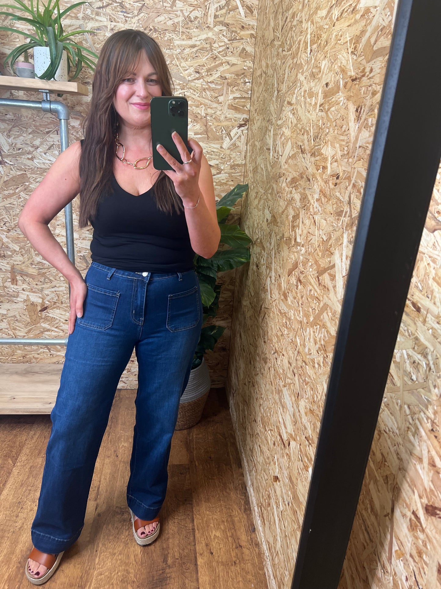 Pocket Front Jeans