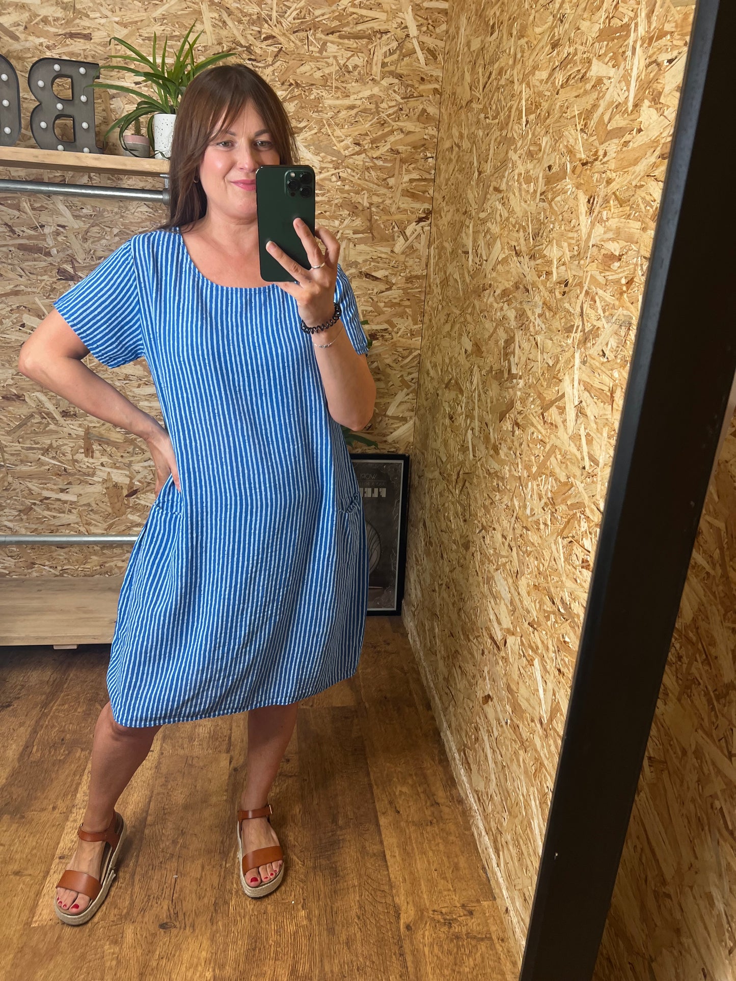 Stripe Cotton Dress