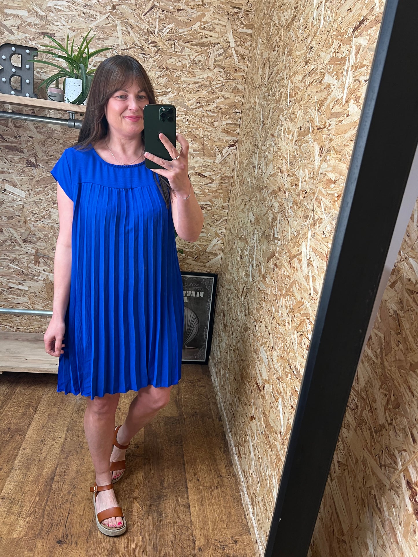Amelia Pleated Dress