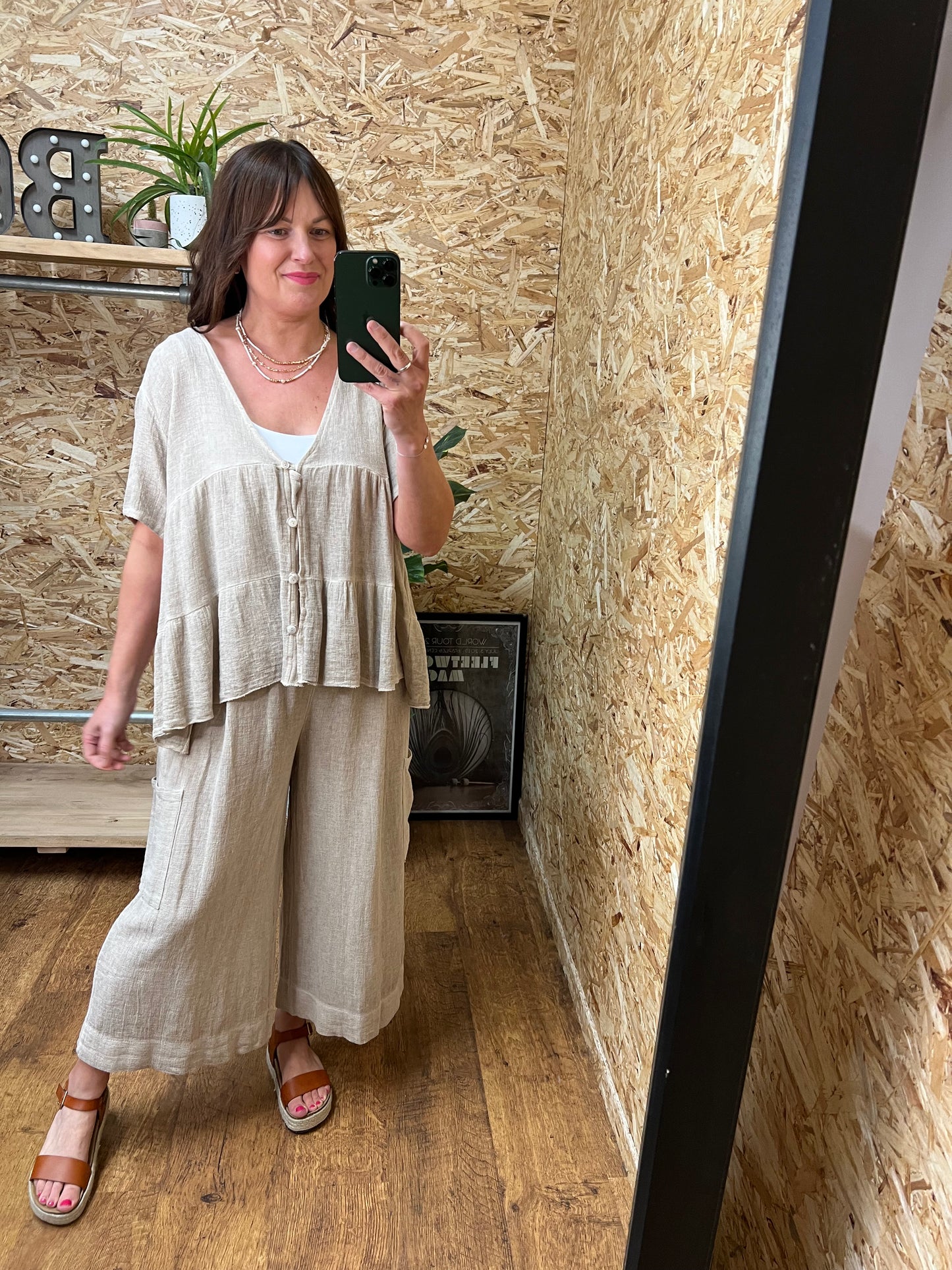 Nola Button Smock Top