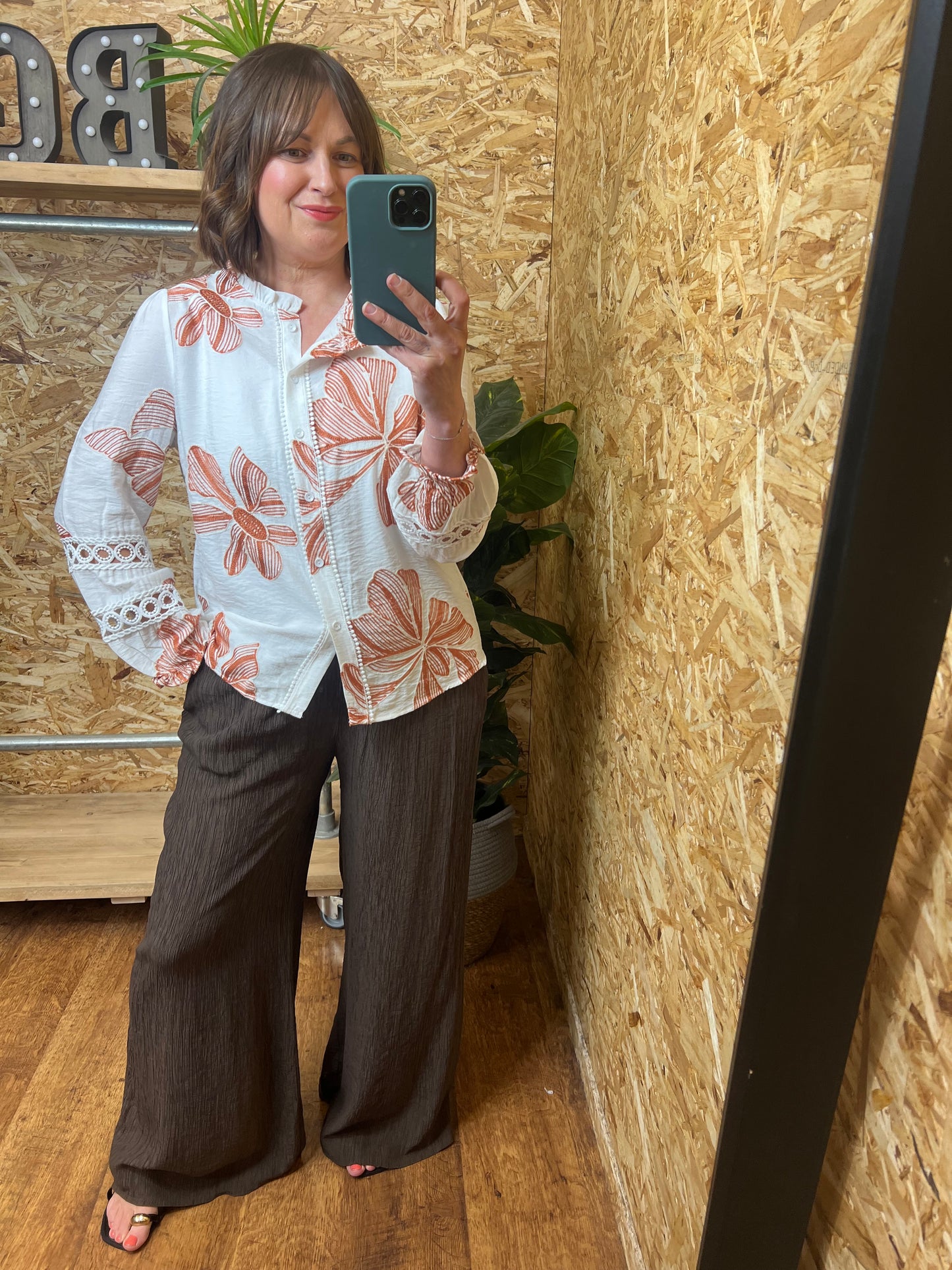 Embroidered Floral Blouse