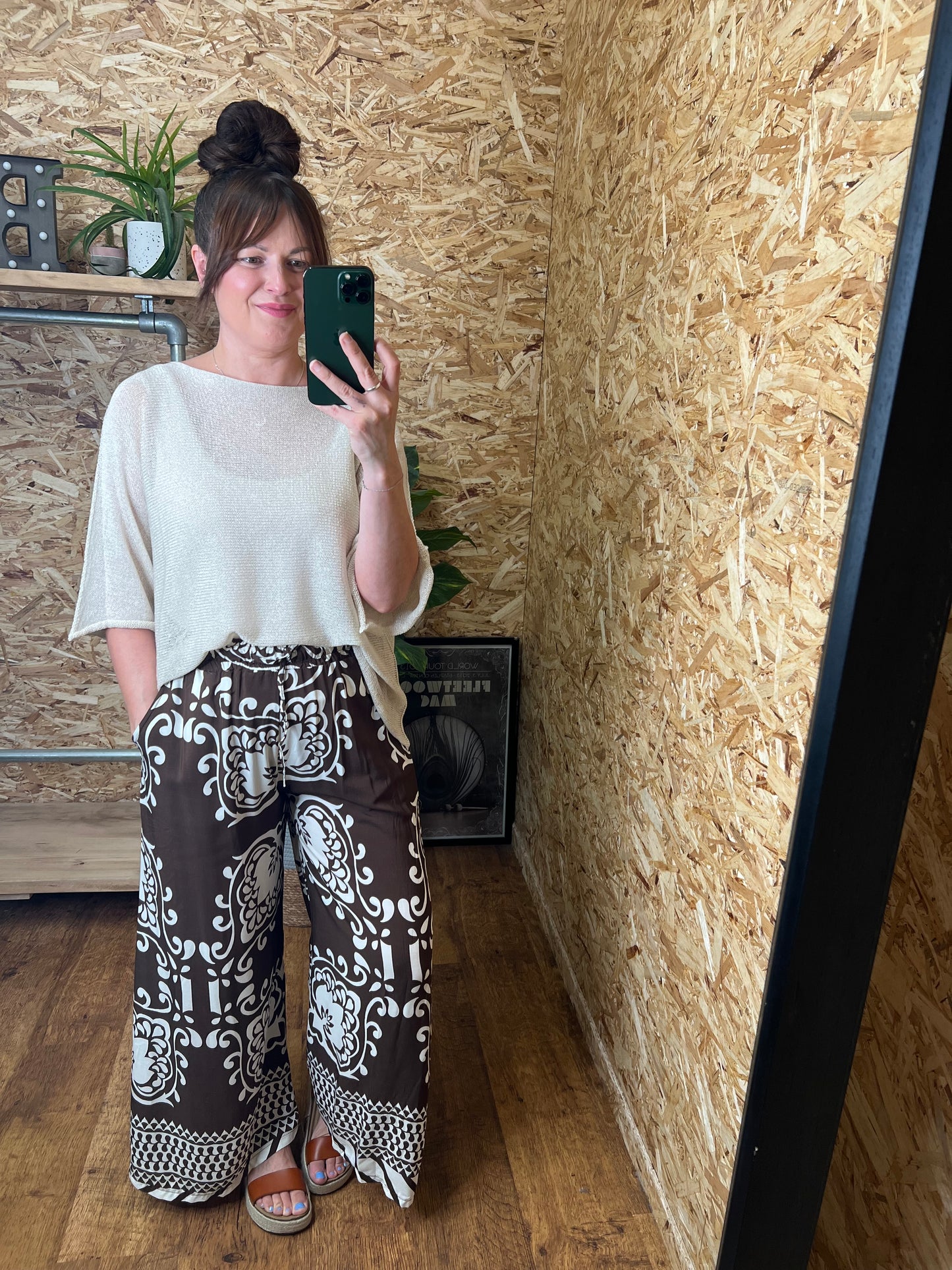 Tile Print Trousers