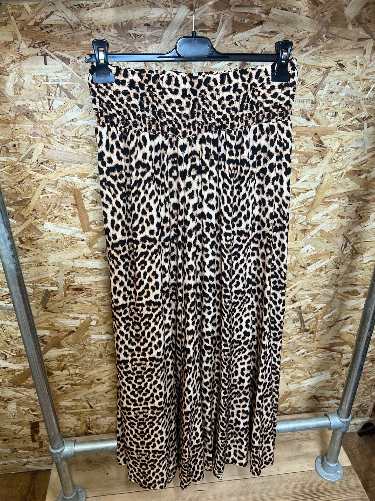 Leopard Print Palazzo Trousers