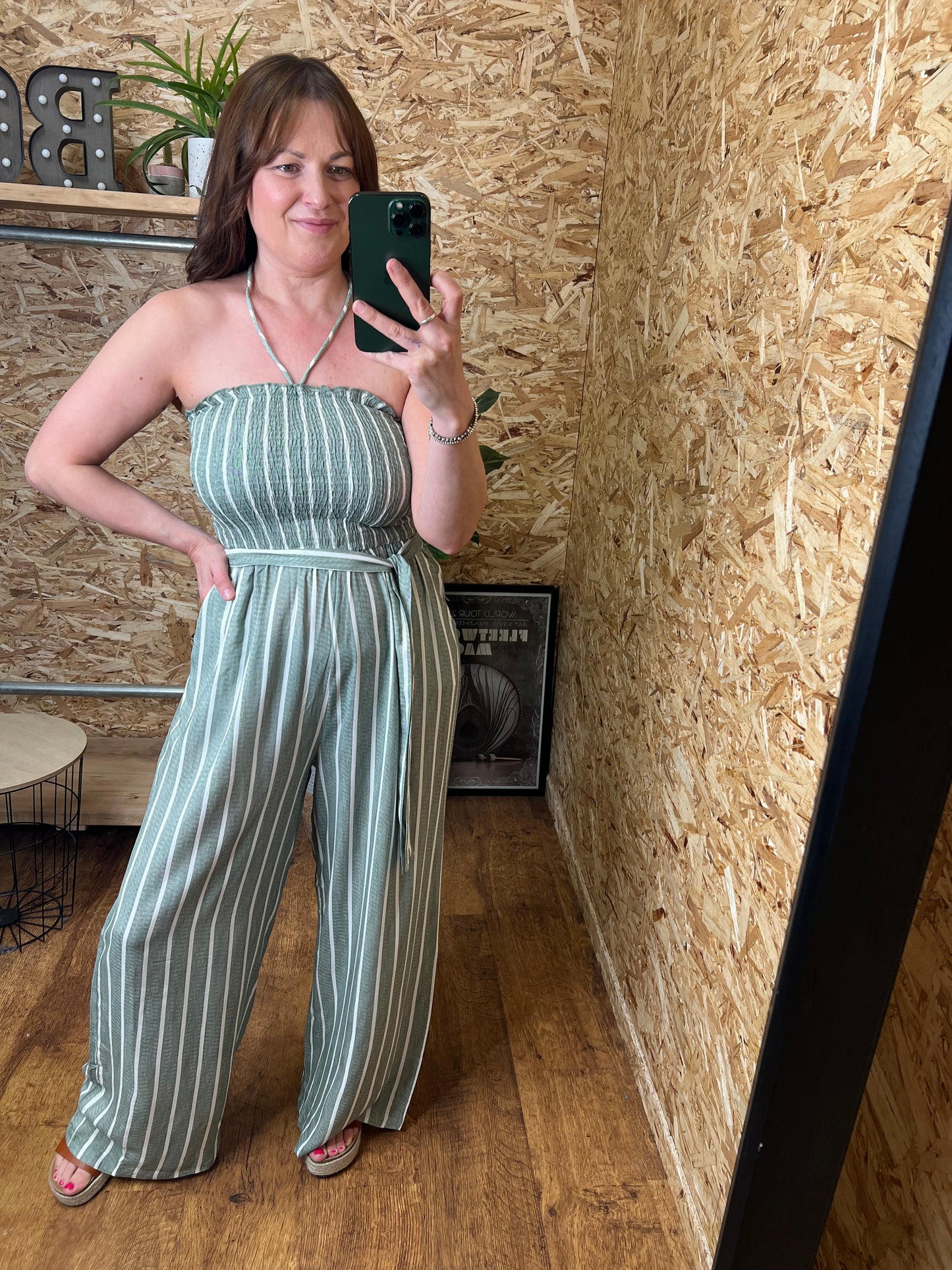 Pinstripe Jumpsuit