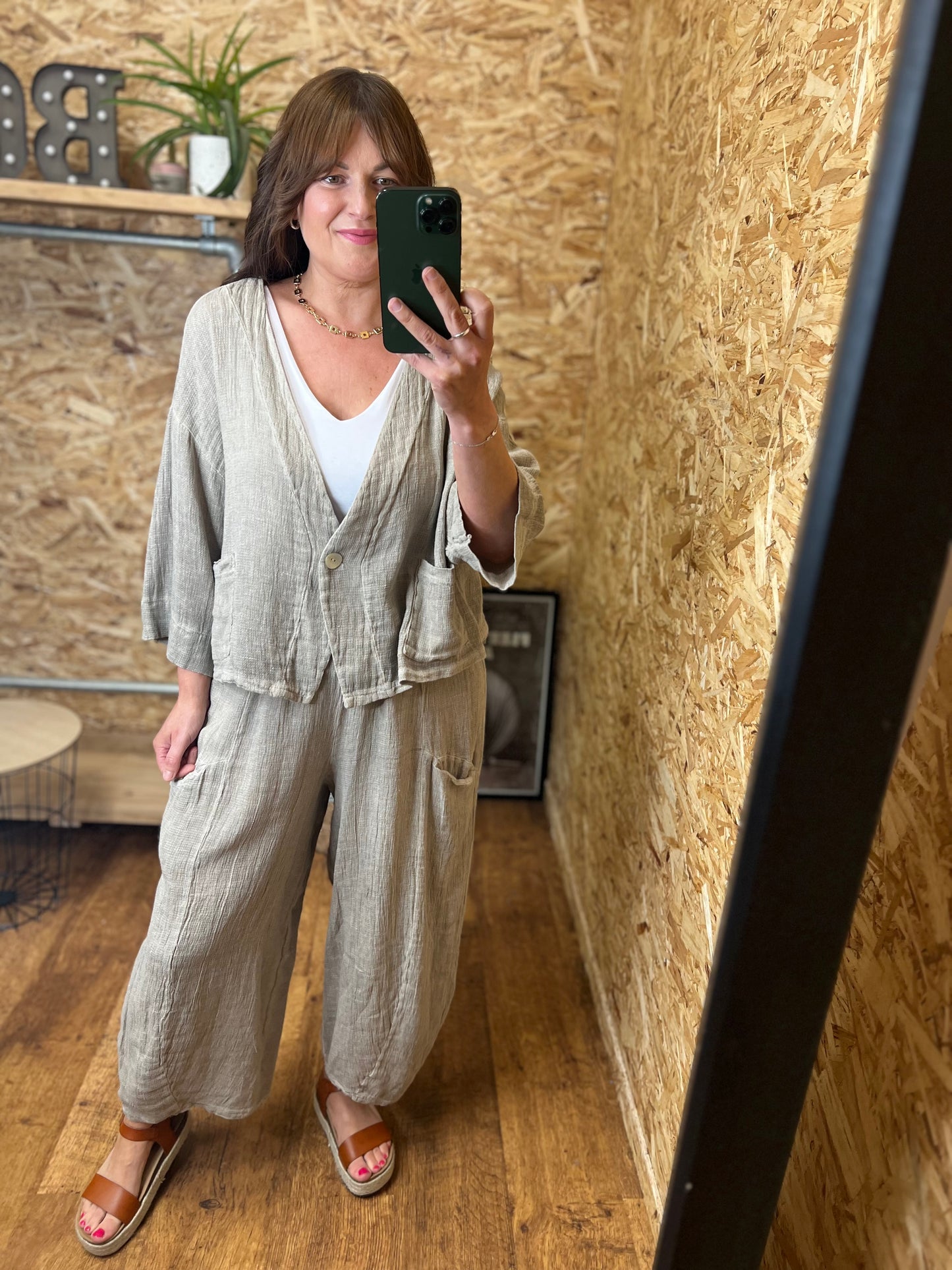 Nola Linen Mix Jacket