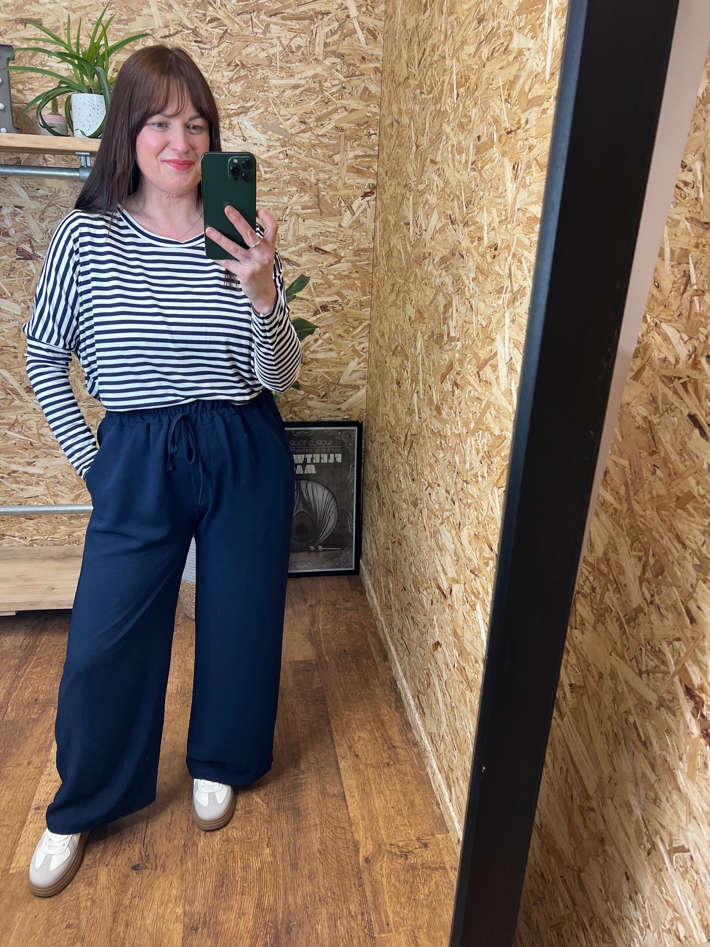 Lightweight Wide Leg Trousers