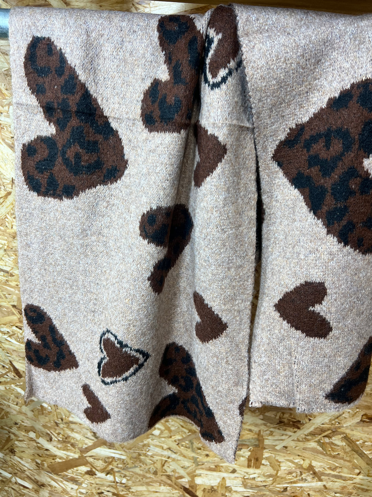 Leopard Heart Scarf