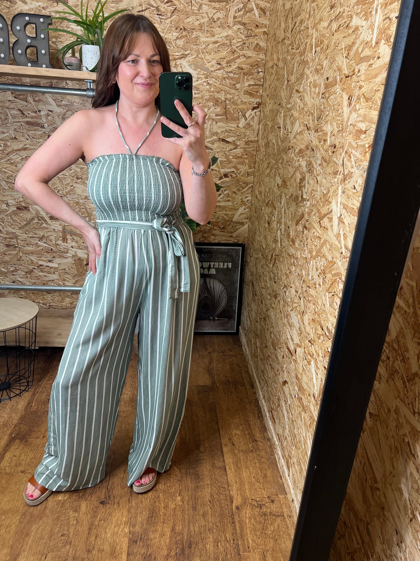 Pinstripe Jumpsuit