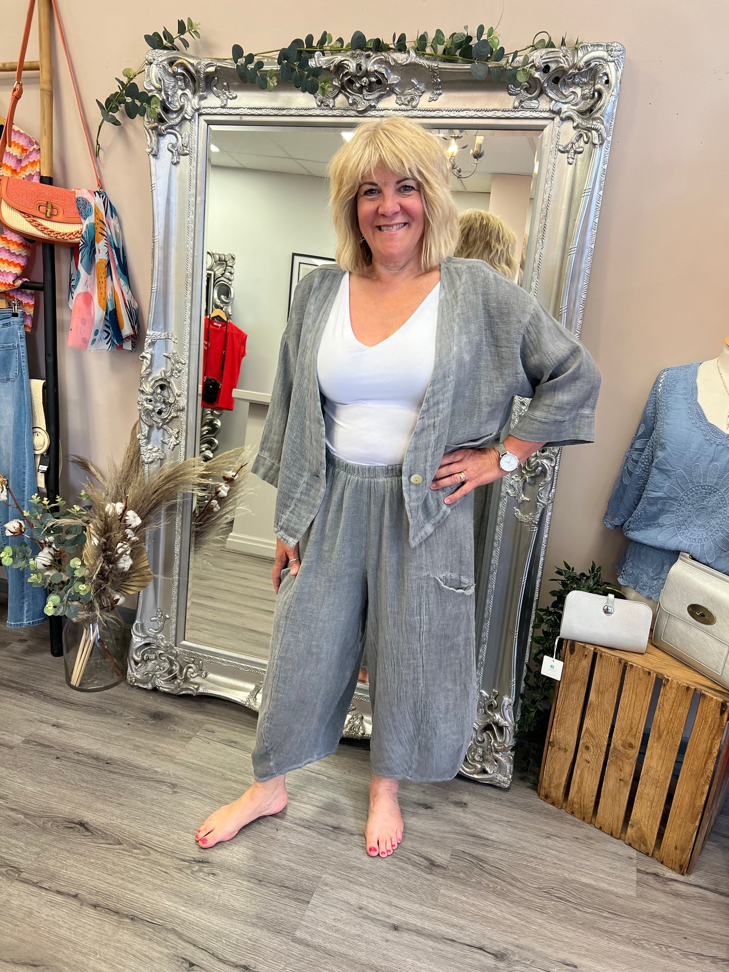 Nola Linen Mix Jacket