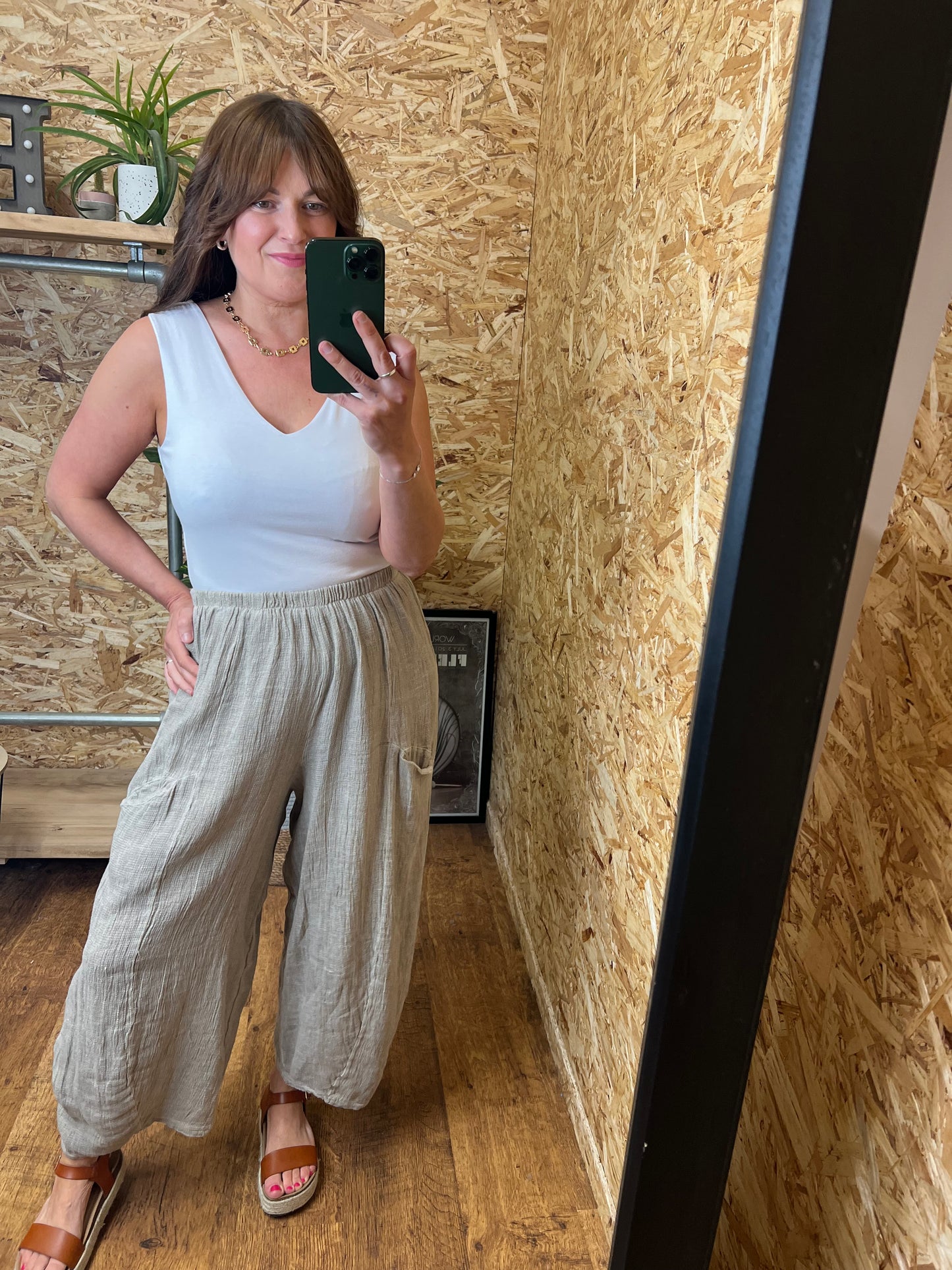 Nola Linen Mix Trousers