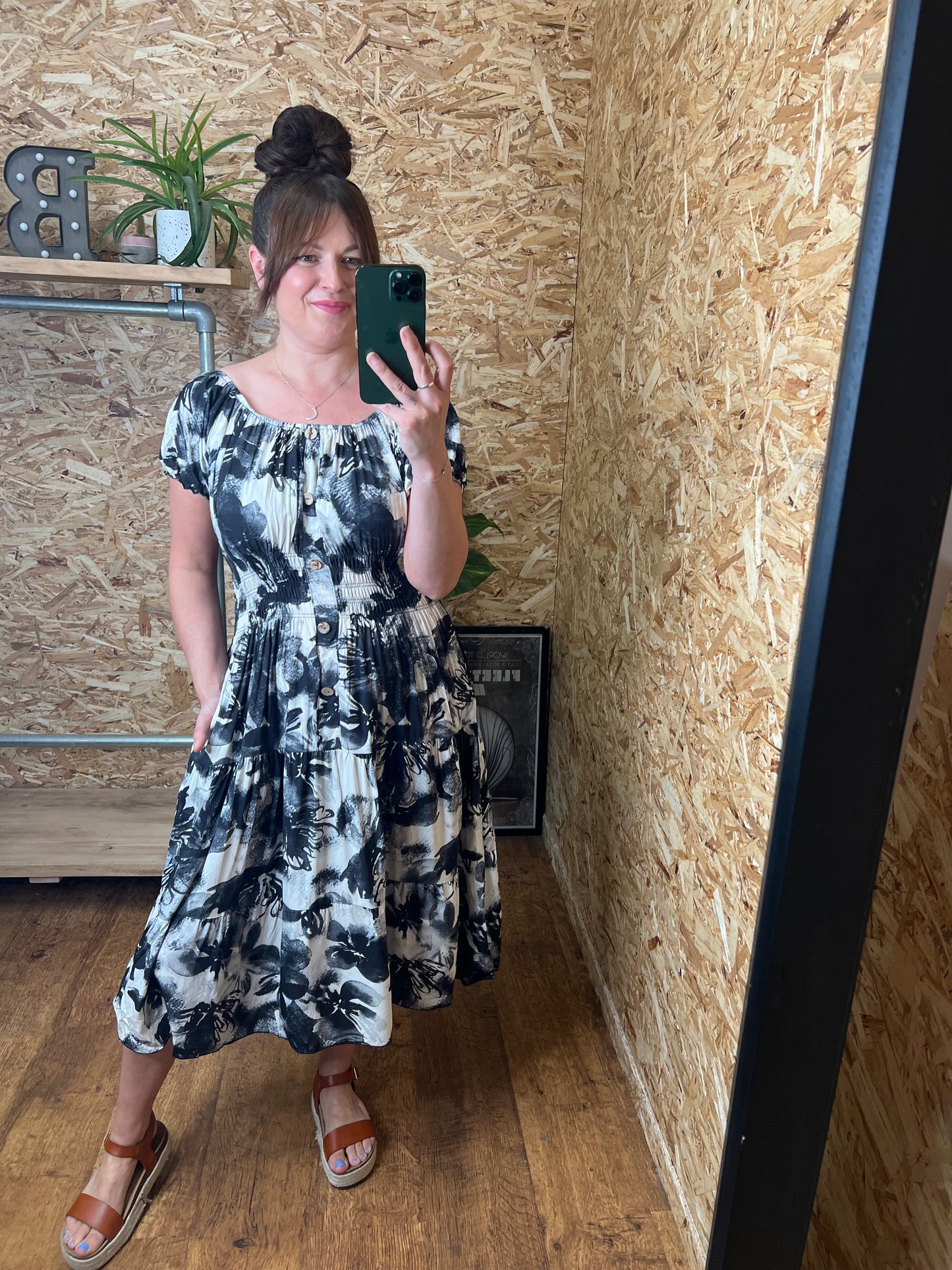 Molly Floral Midi Dress