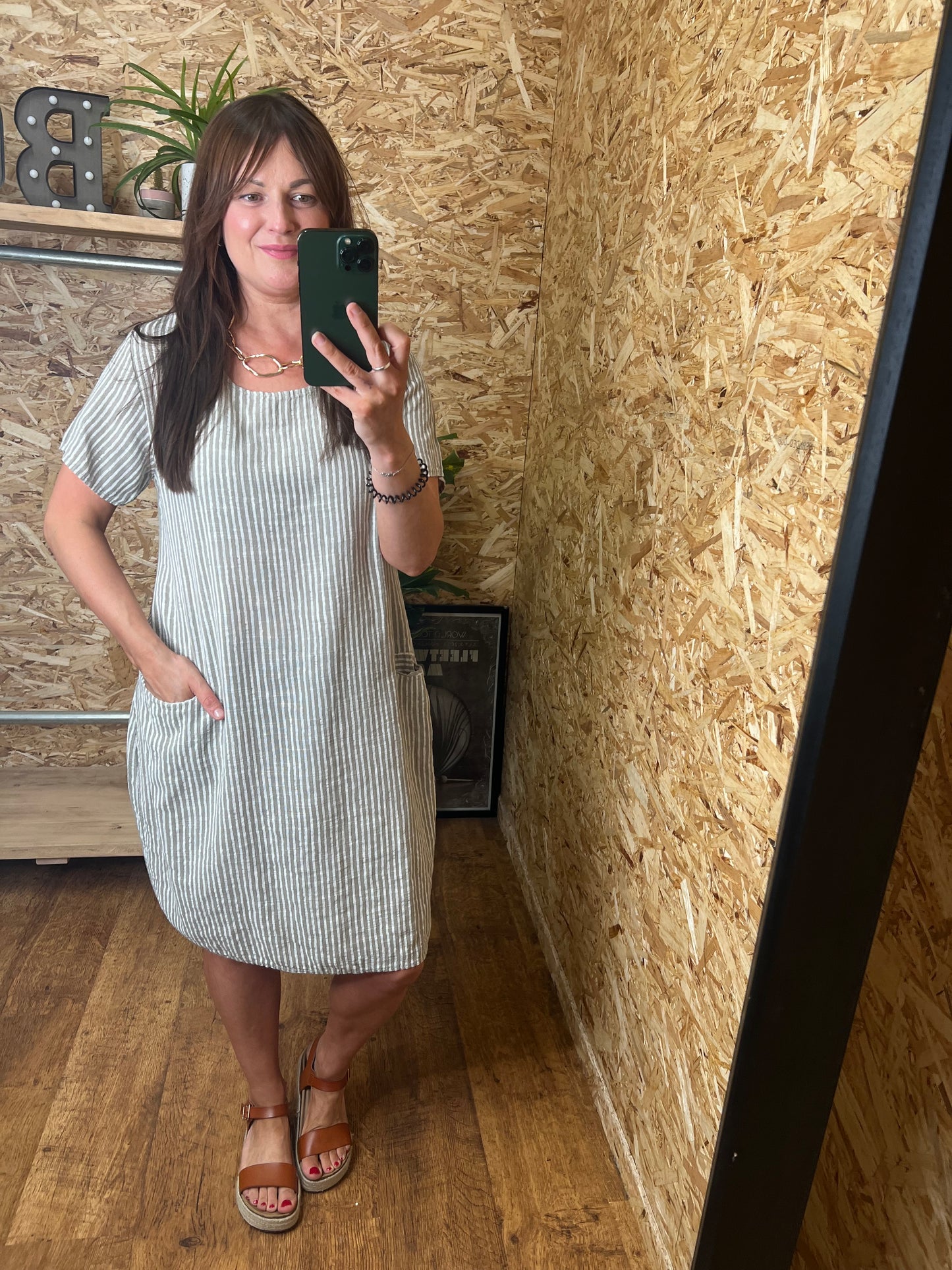 Stripe Cotton Dress