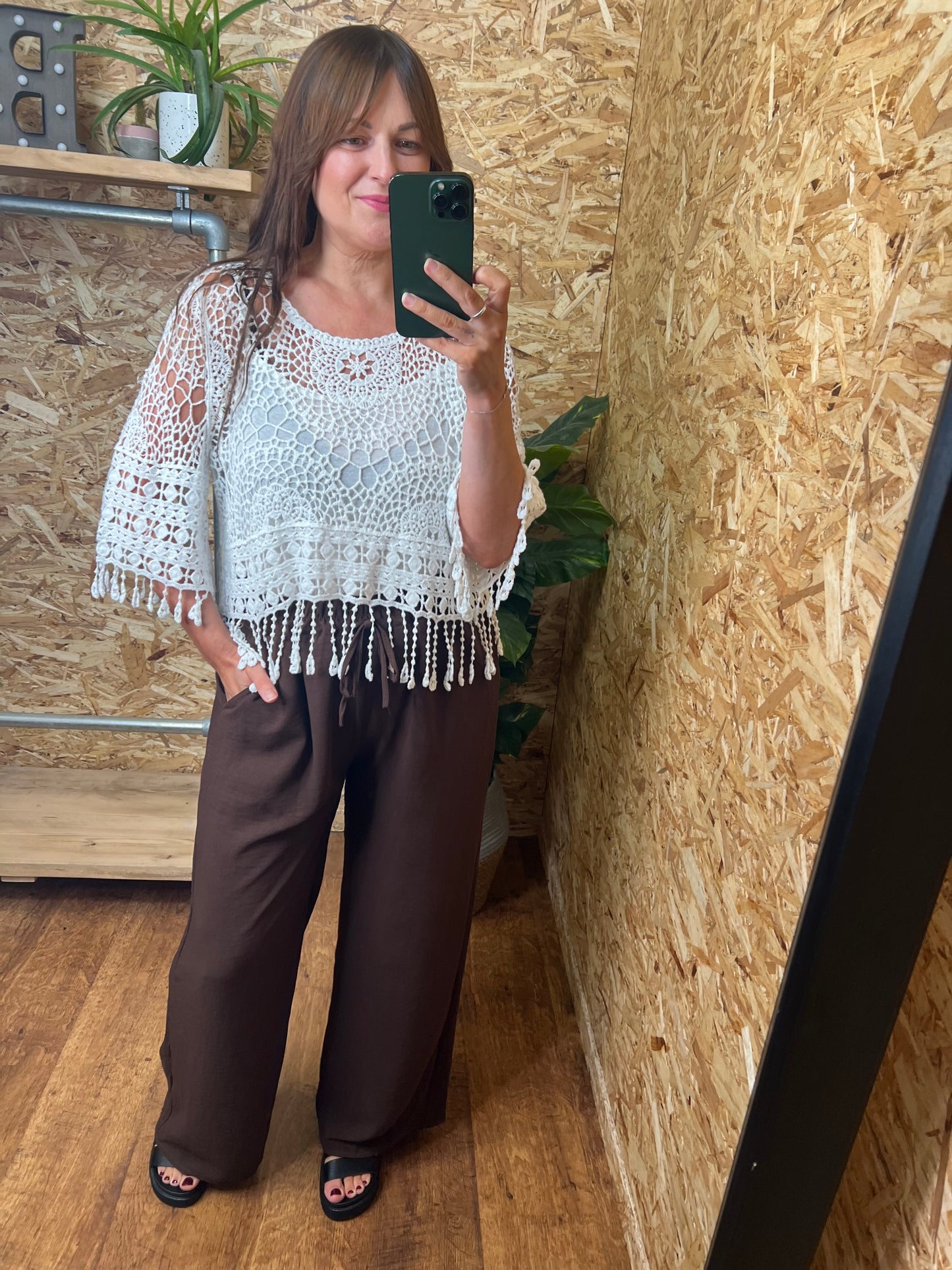 Crochet Tassel Top
