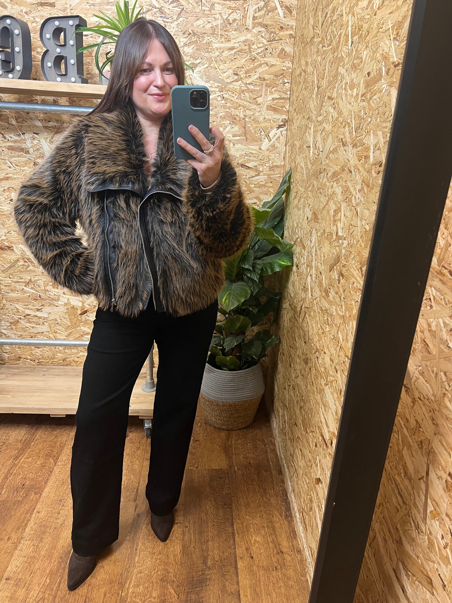 Faux Fur Jacket
