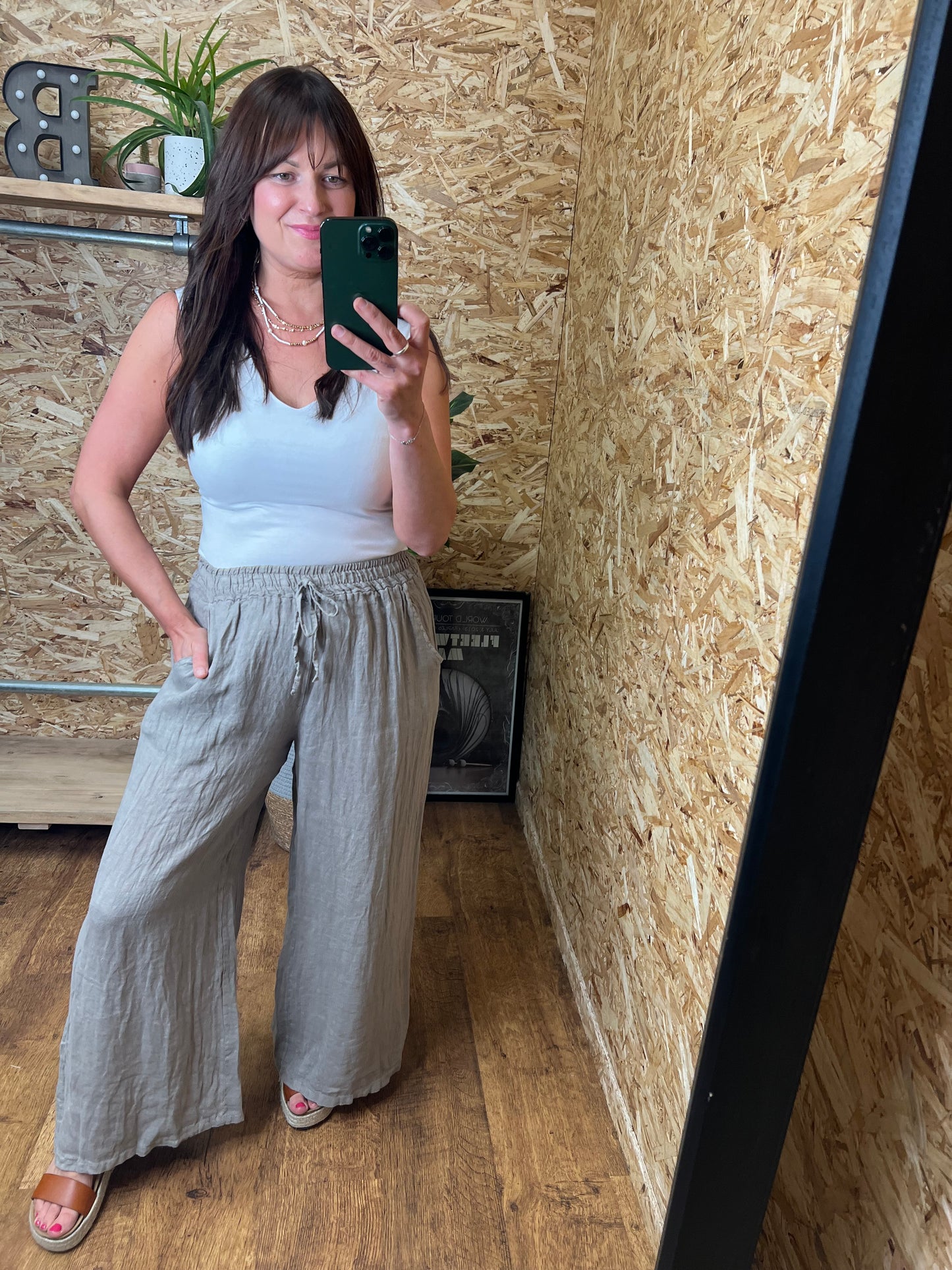 Athena Linen Trousers