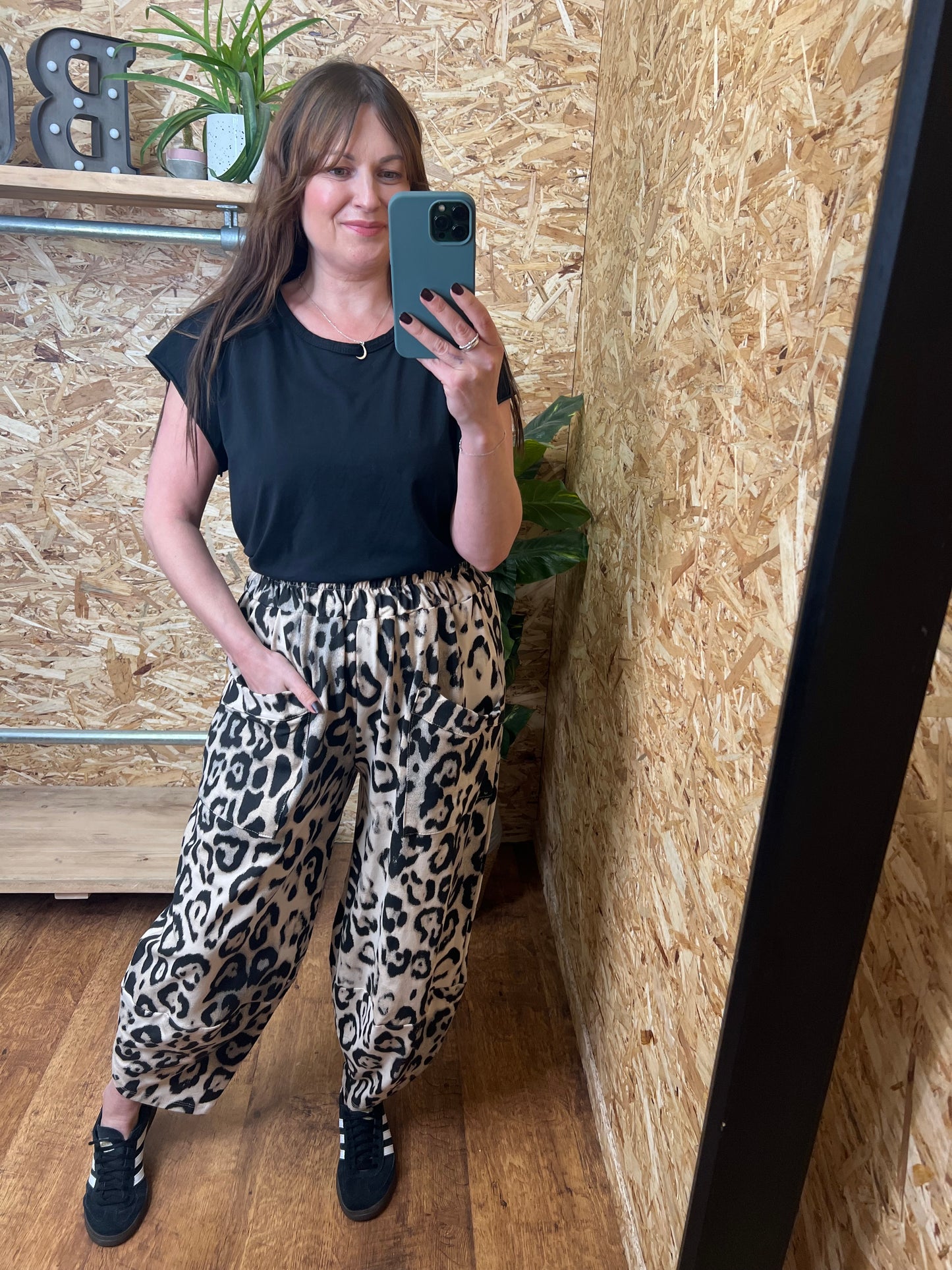 Cheetah Print Aubrey Cocoon Trousers