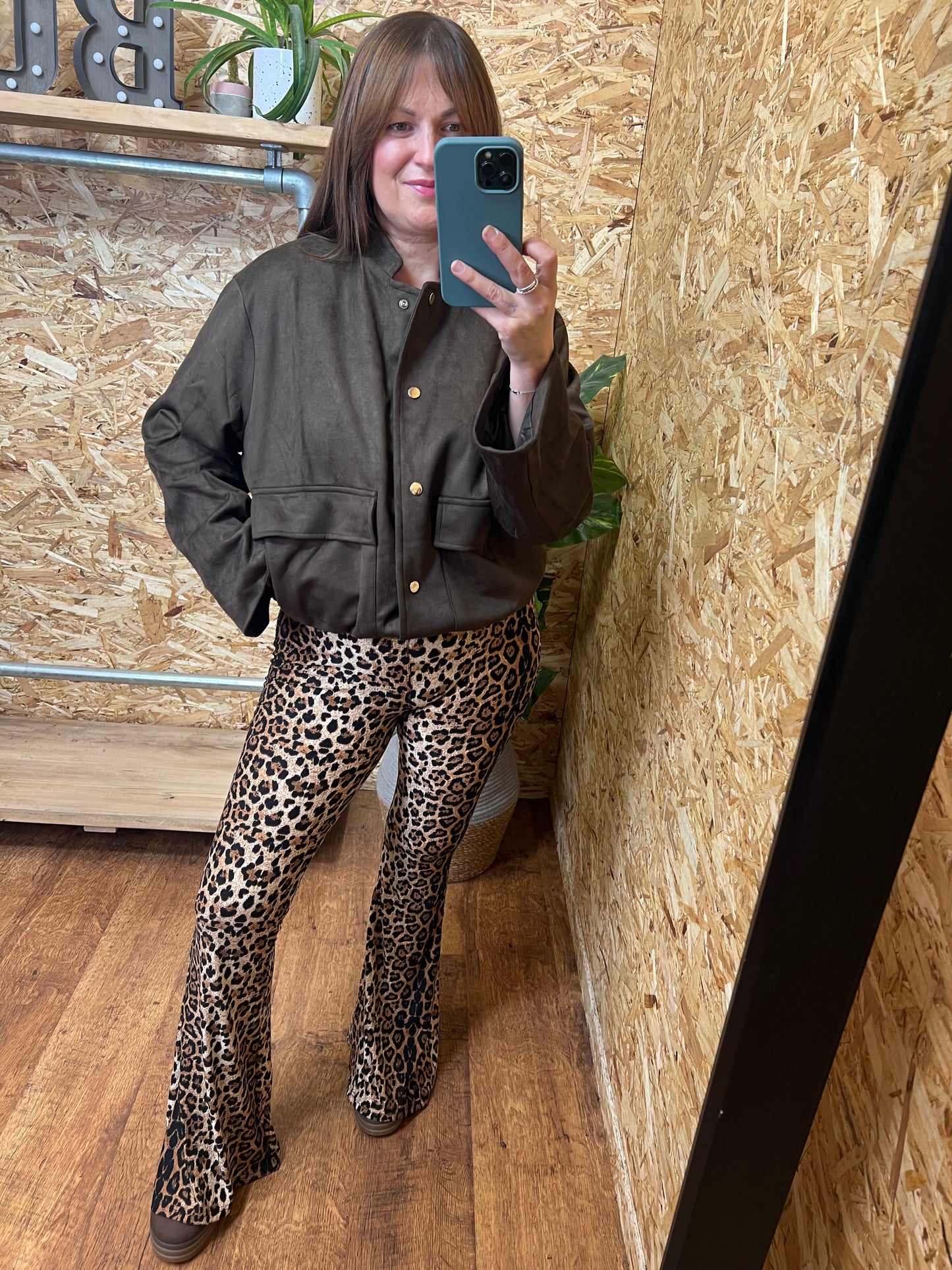 Suedette Bomber Jacket