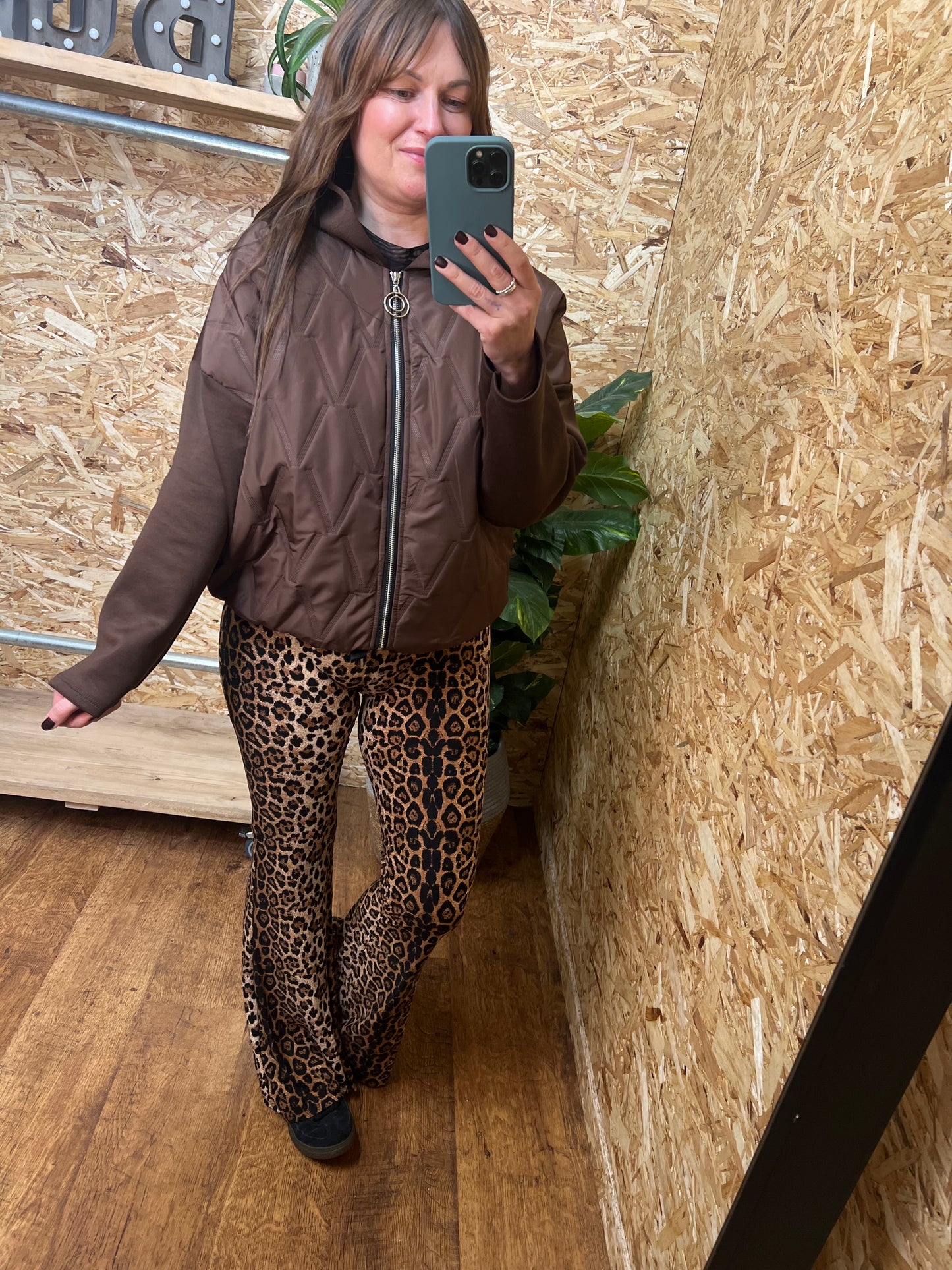 Lightweight Quilted Zip Hoodie