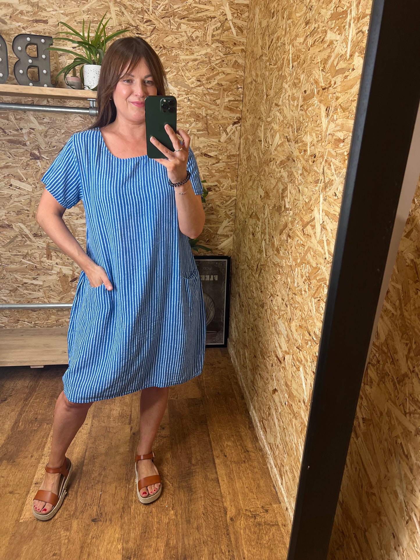 Stripe Cotton Dress