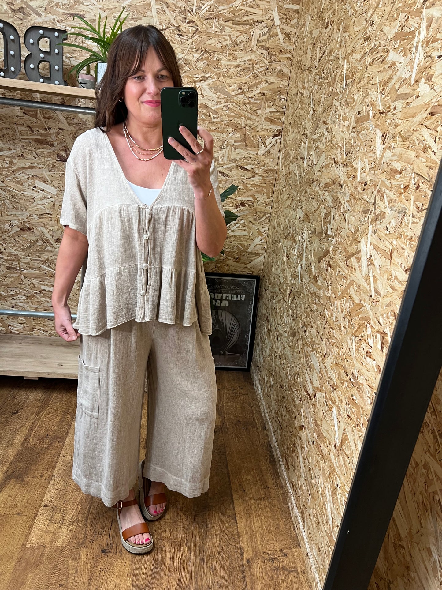 Nola Button Smock Top