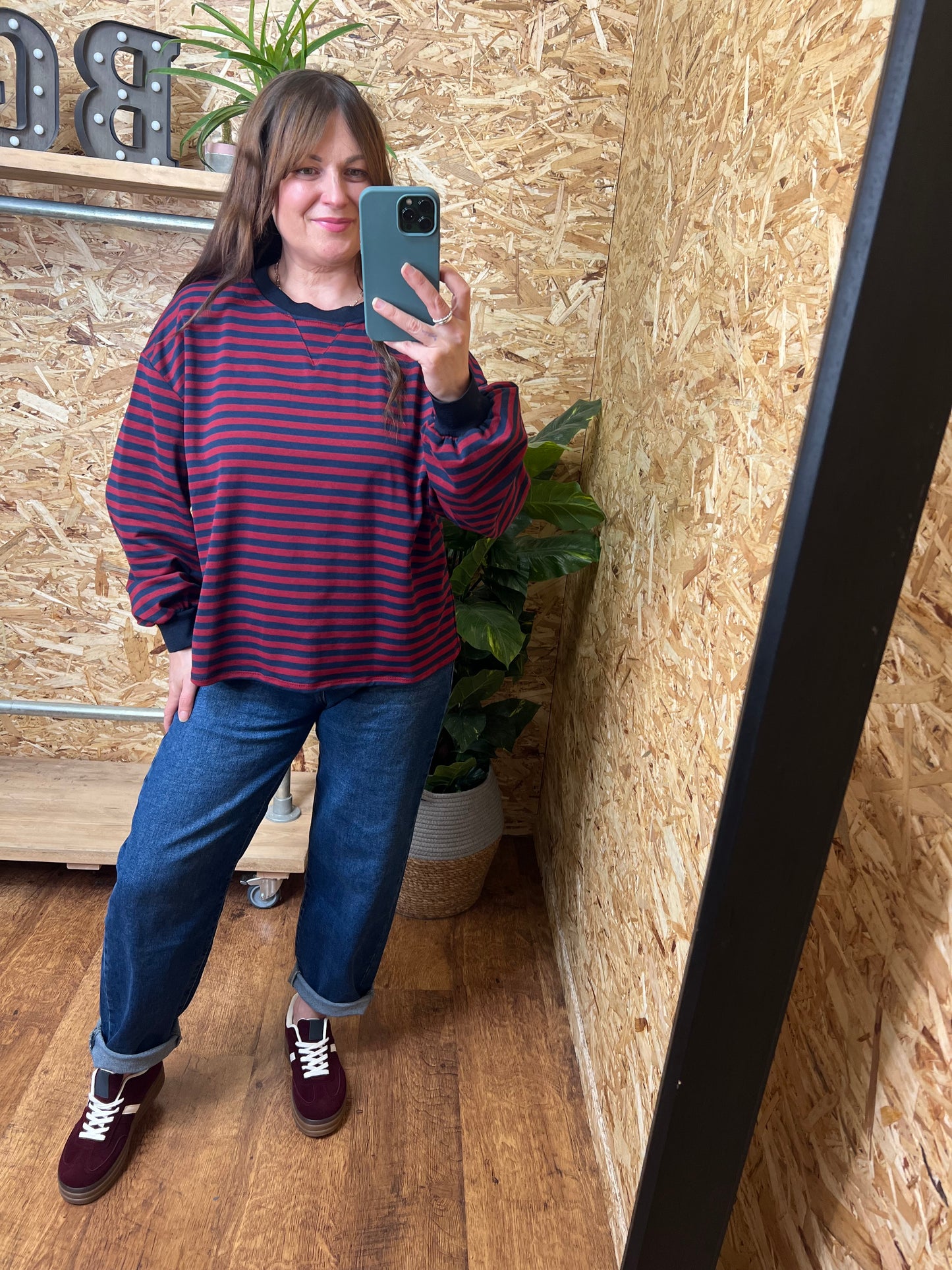 Riley Stripe Sweatshirt