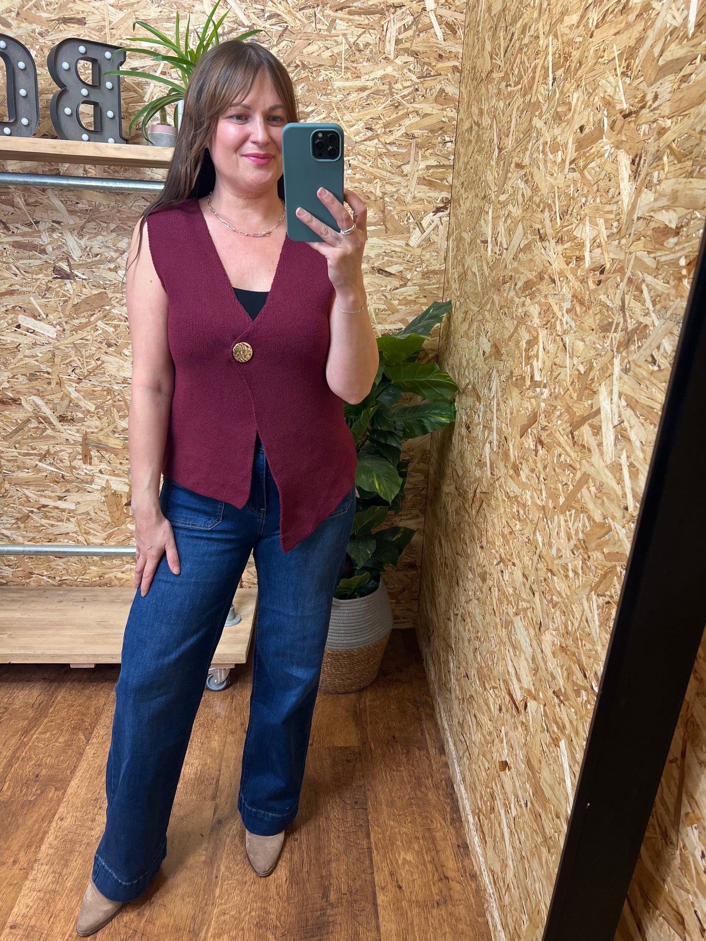 Gold Button Waistcoat