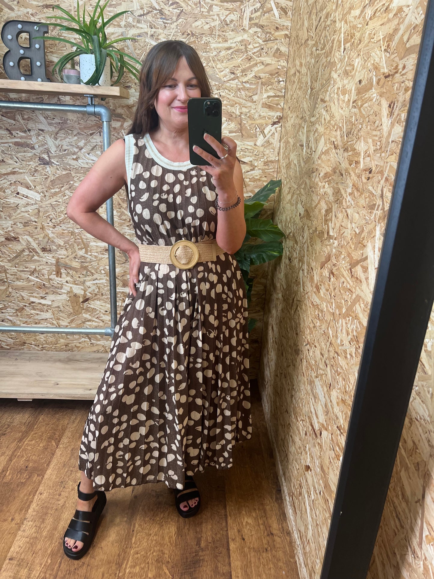 Polka Dot Lurex Dress