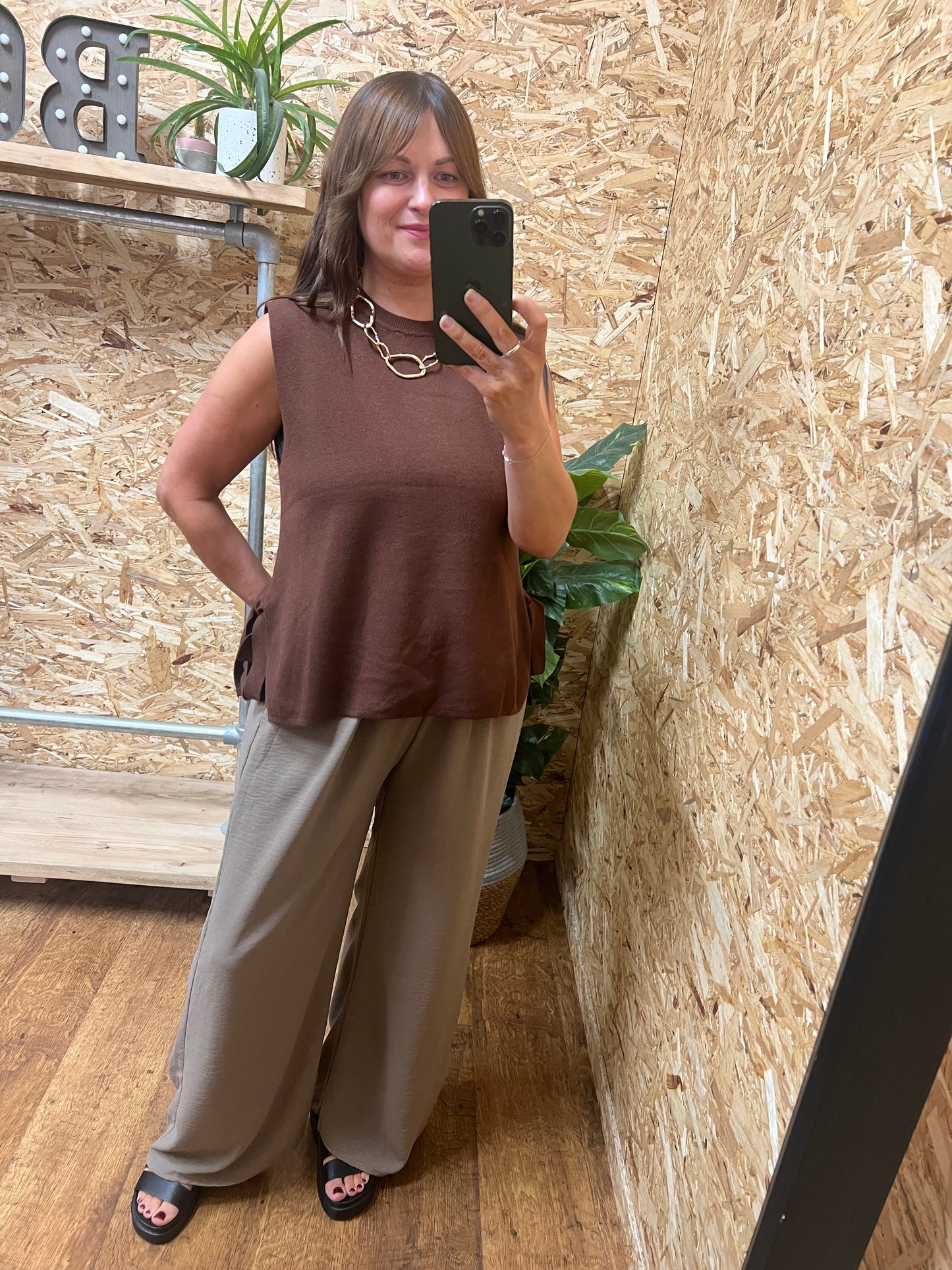 Tie Side Knit