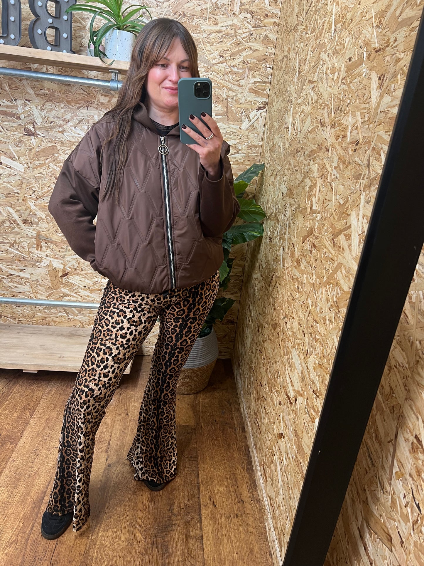 Lightweight Quilted Zip Hoodie