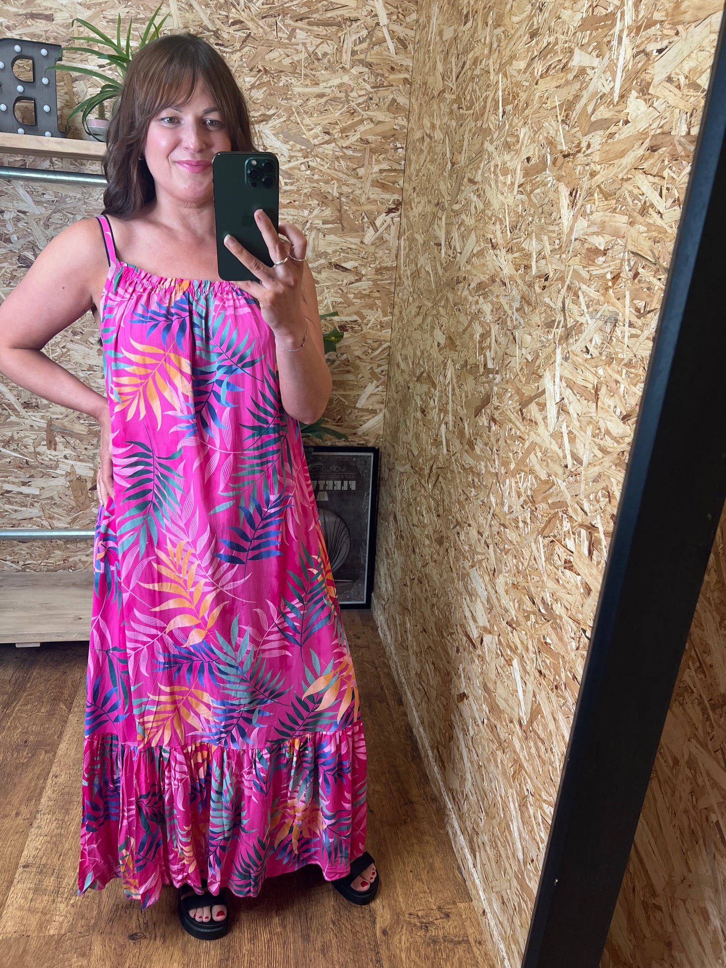 Fern Print Maxi Dress