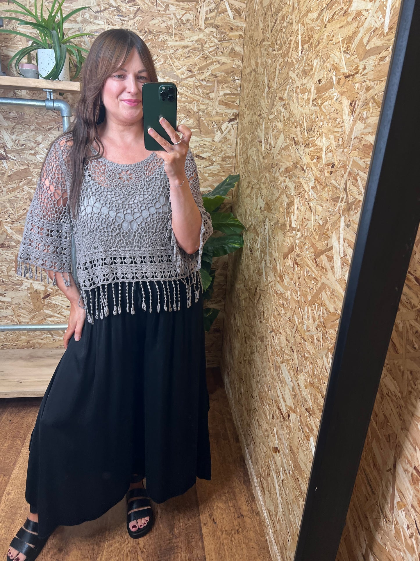 Crochet Tassel Top
