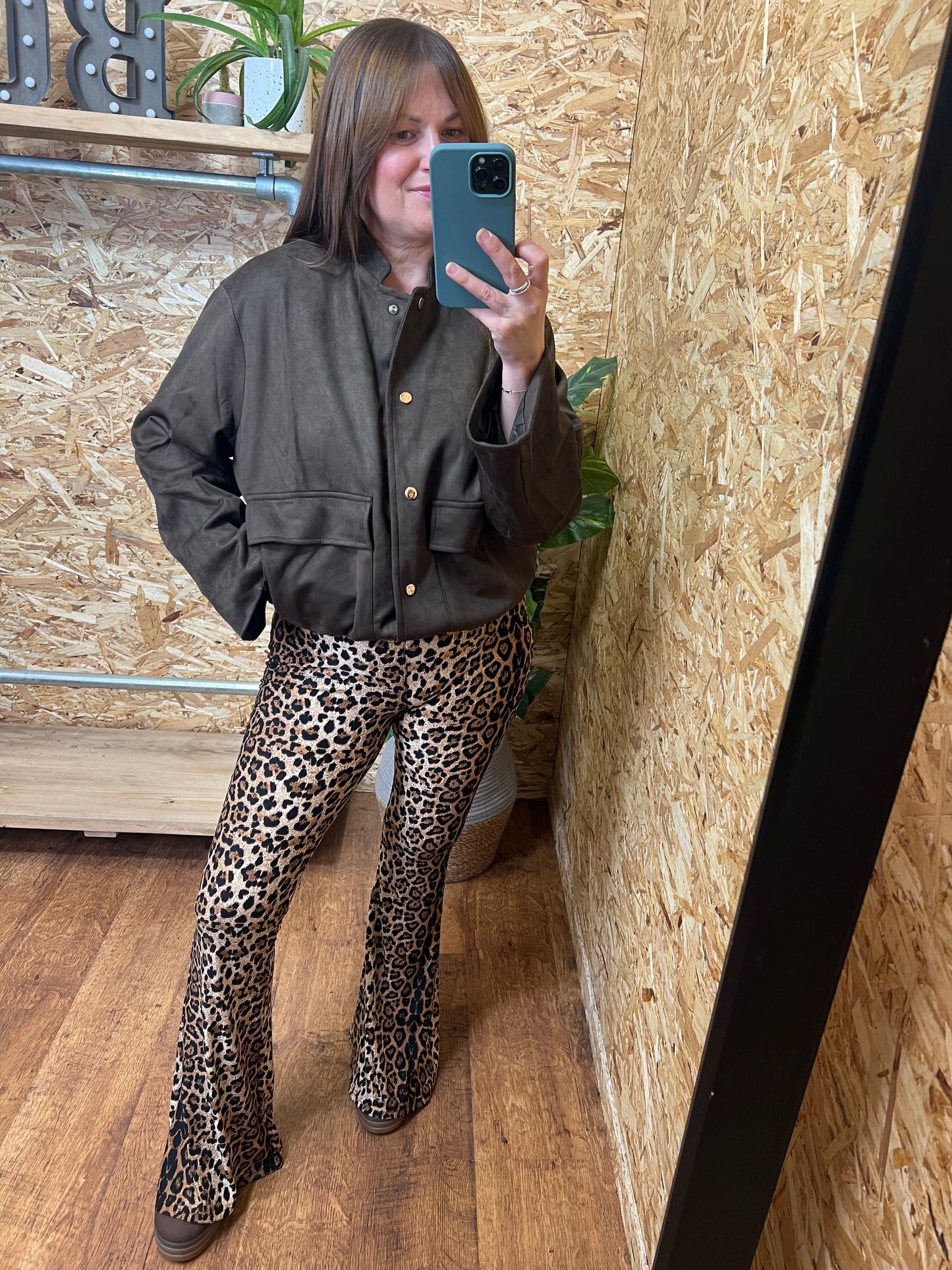 Suedette Bomber Jacket