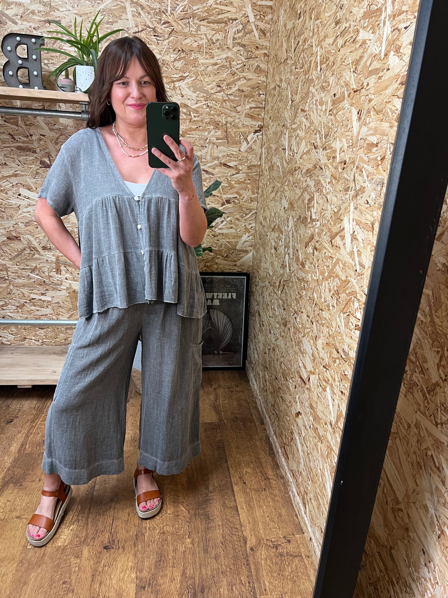 Nola Button Smock Top